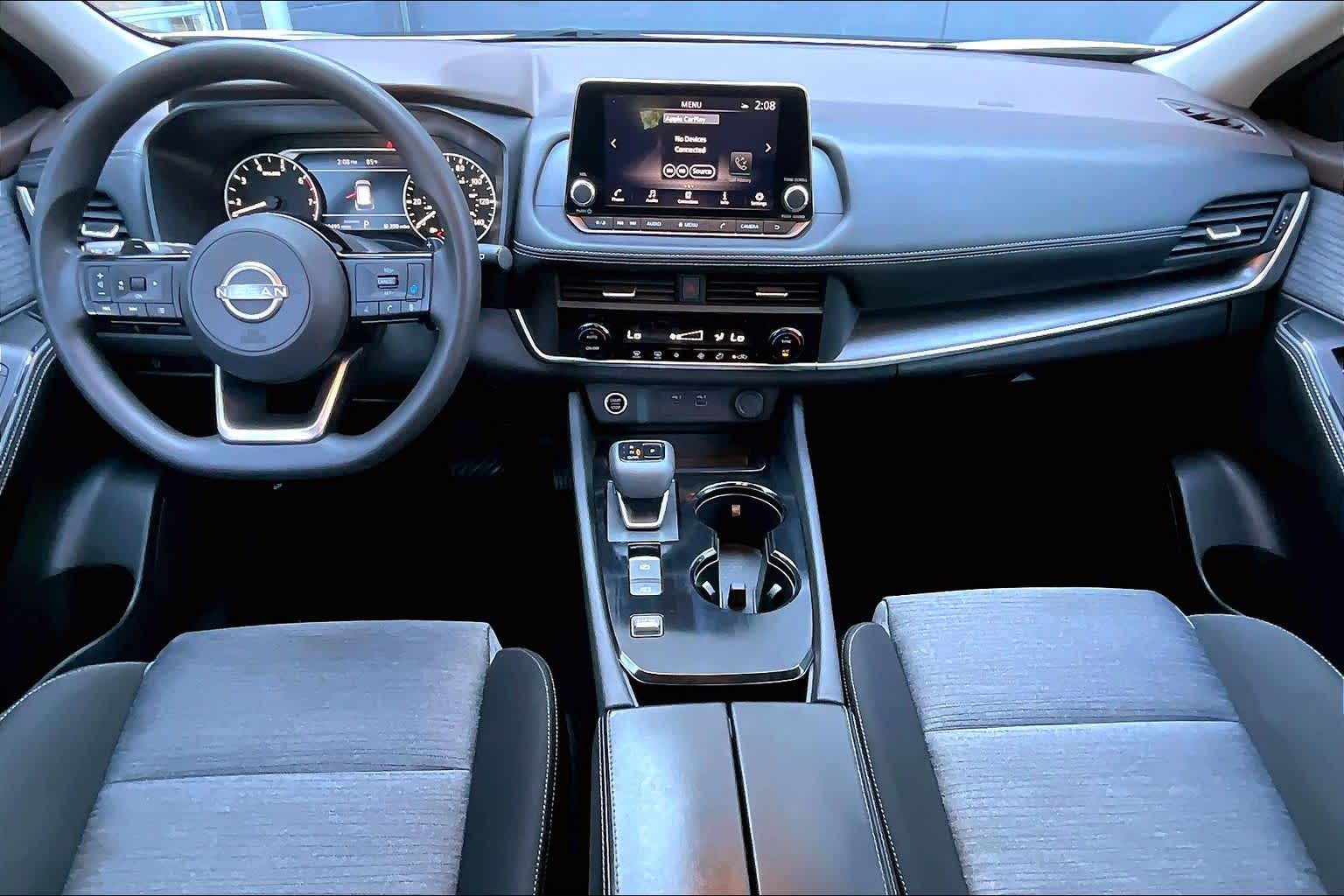 2023 Nissan Rogue SV Pearl White Tricoat at Sterling McCall Nissan