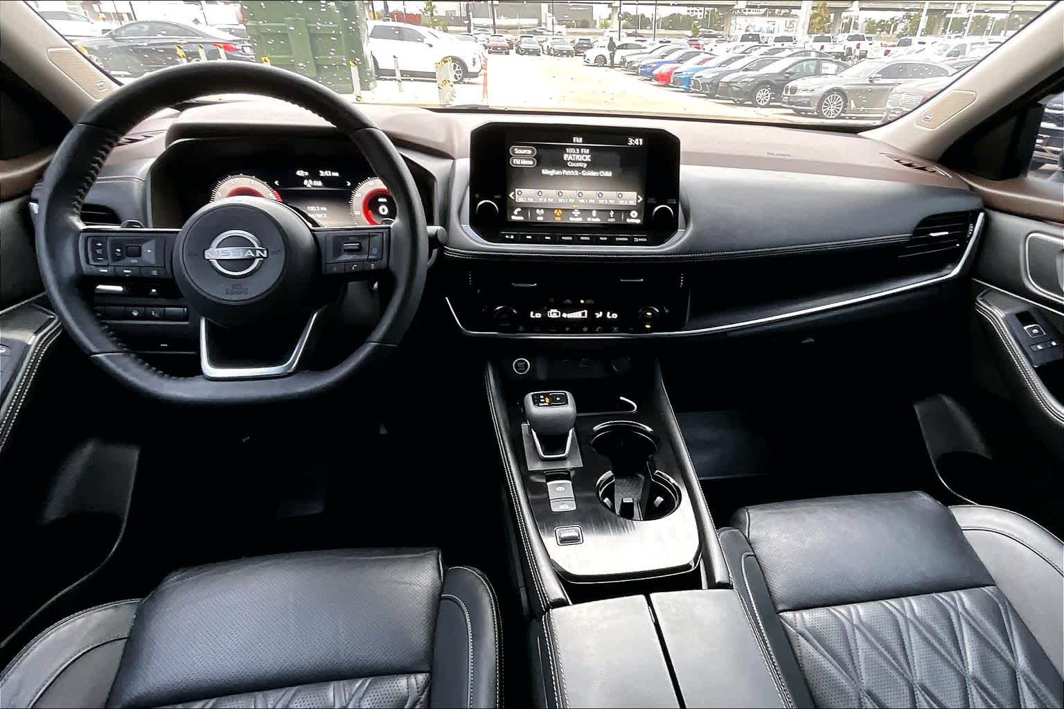 2022 Nissan Rogue Platinum Super Black at Tomball Ford