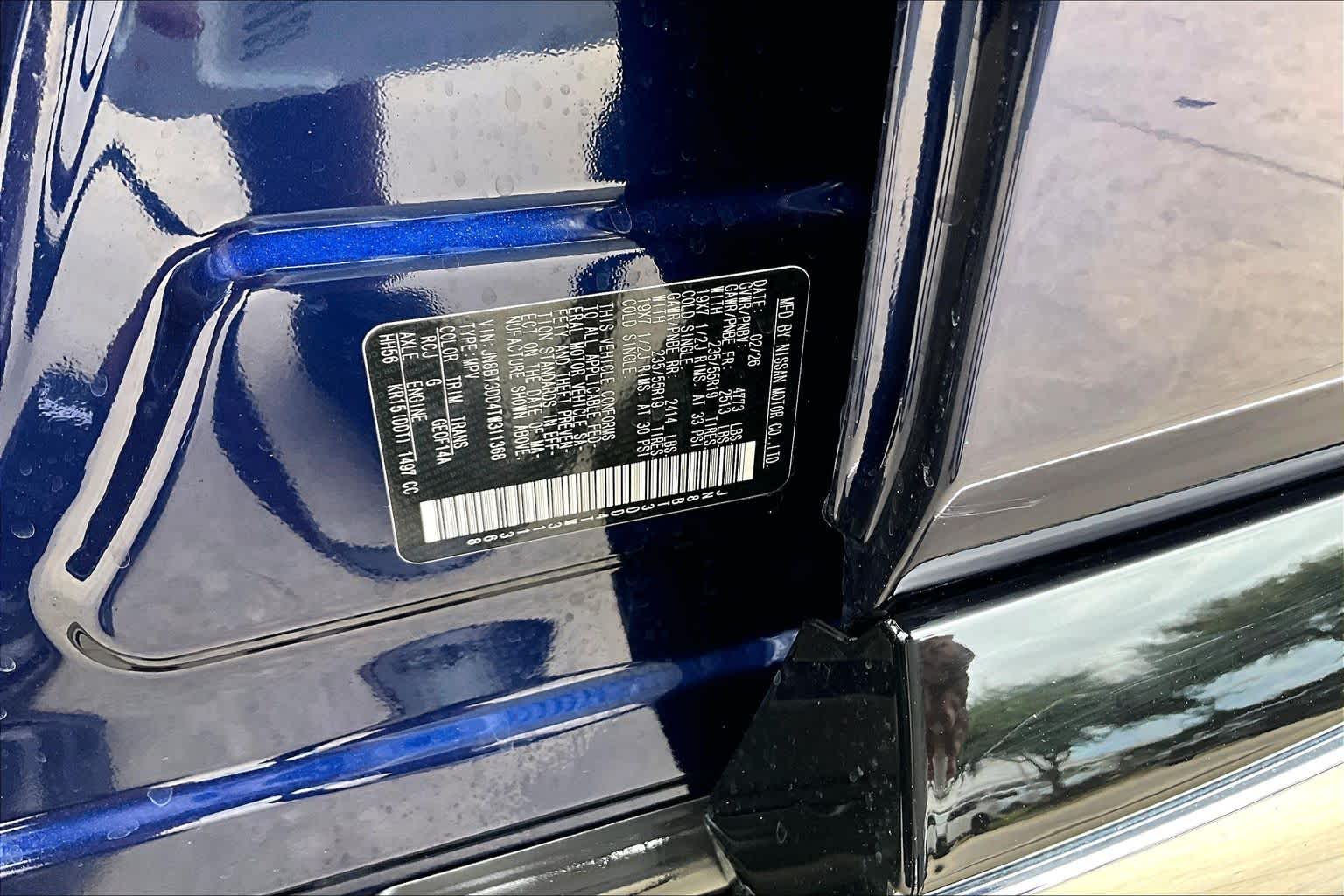 2026 Nissan Rogue Platinum Deep Ocean Blue Pearl at Lexus Southwest Houston