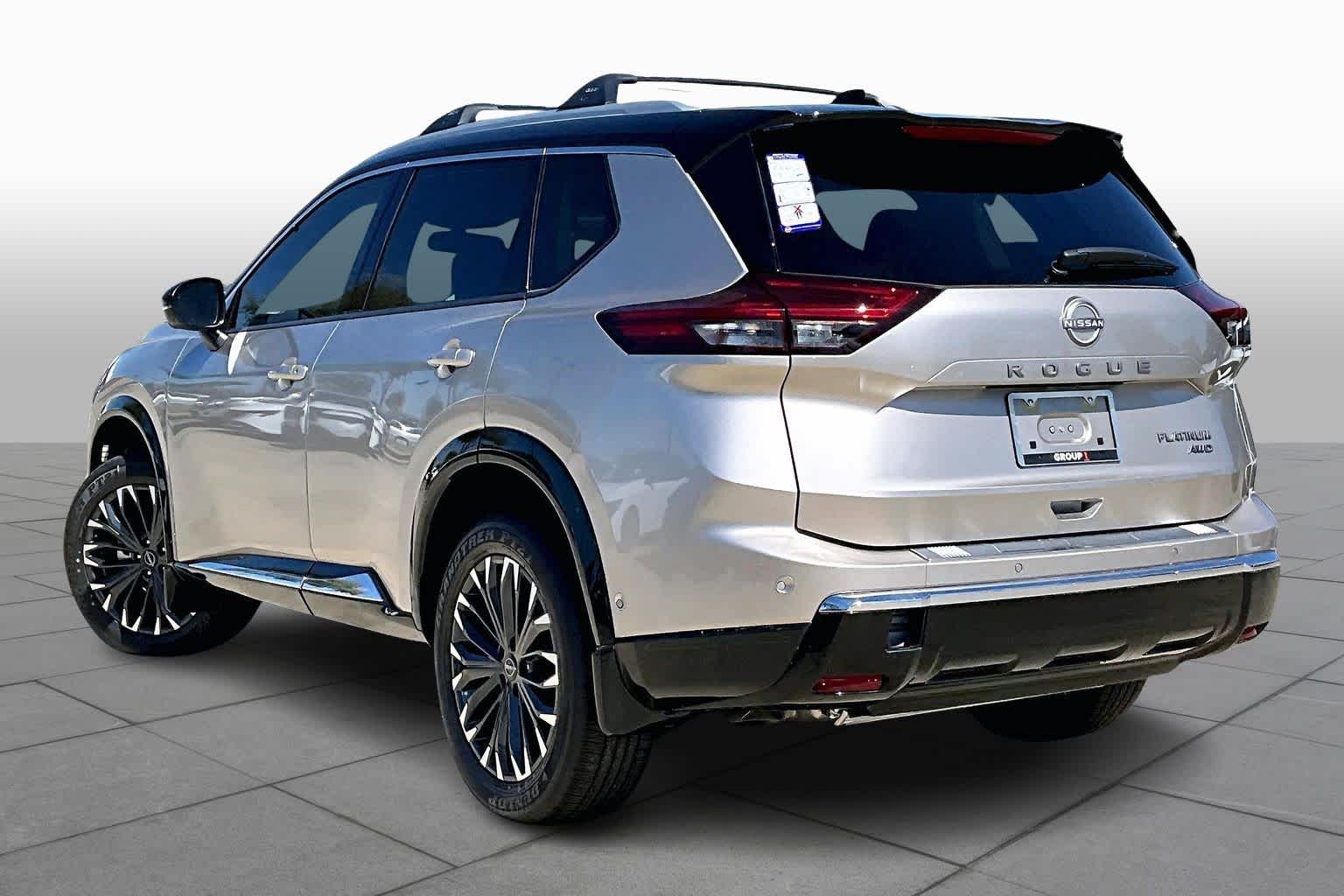 2026 Nissan Rogue Platinum Champagne Silver Metallic/Super Black at Sterling McCall Nissan
