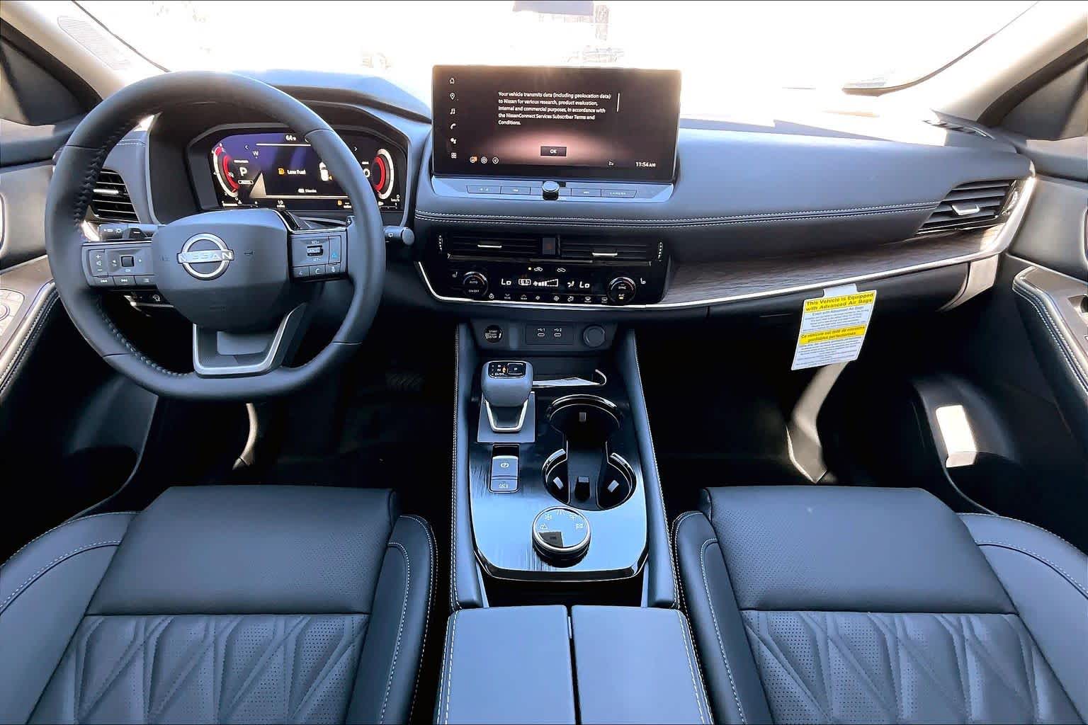 2026 Nissan Rogue Platinum Champagne Silver Metallic/Super Black at Sterling McCall Nissan