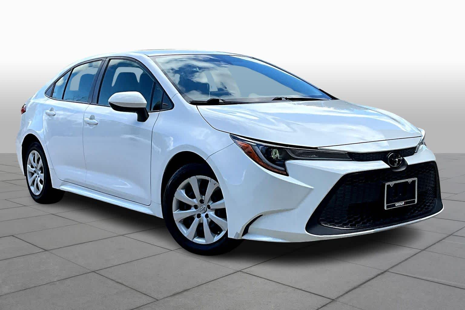 2021 Toyota Corolla LE Super White at HGreg Houston