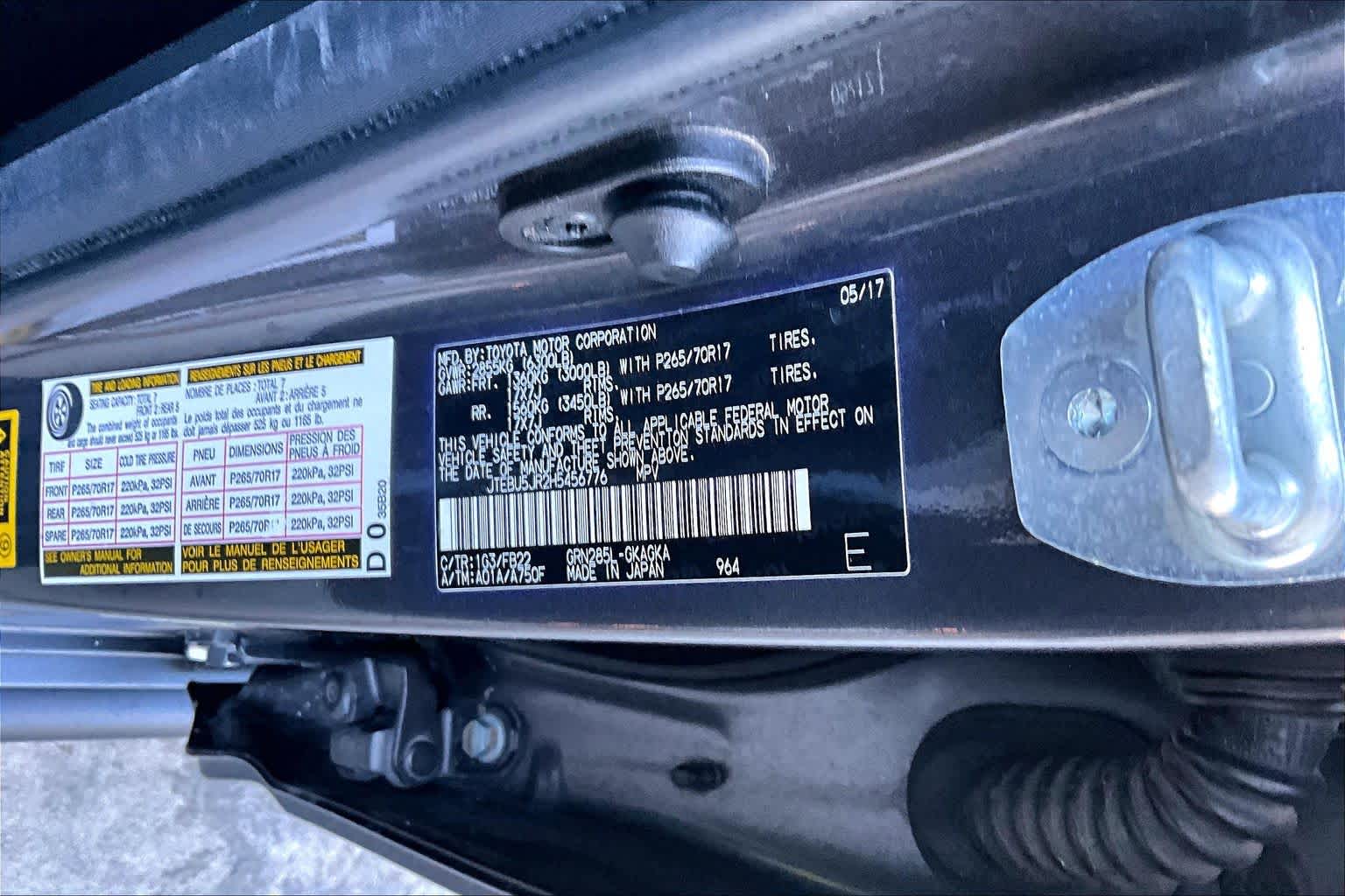 2017 Toyota 4Runner SR5 Magnetic Gray Metallic at Lexus Southwest Houston