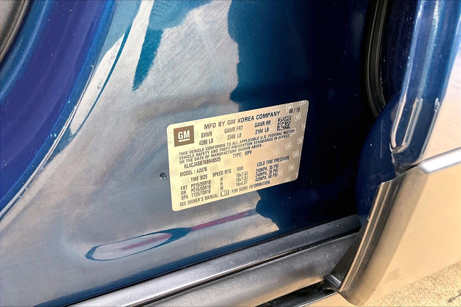 2019 Buick Encore Preferred Deep Azure Metallic at AutoNation Toyota Gulf Fwy