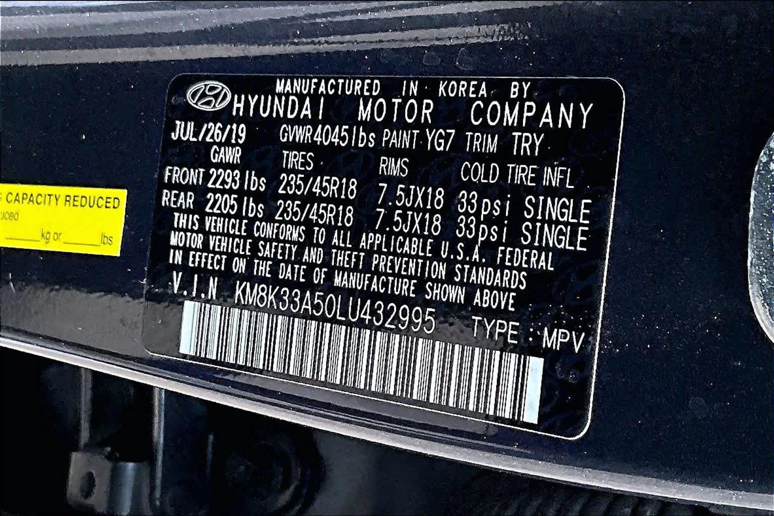 2020 Hyundai Kona photo 35 of 35
