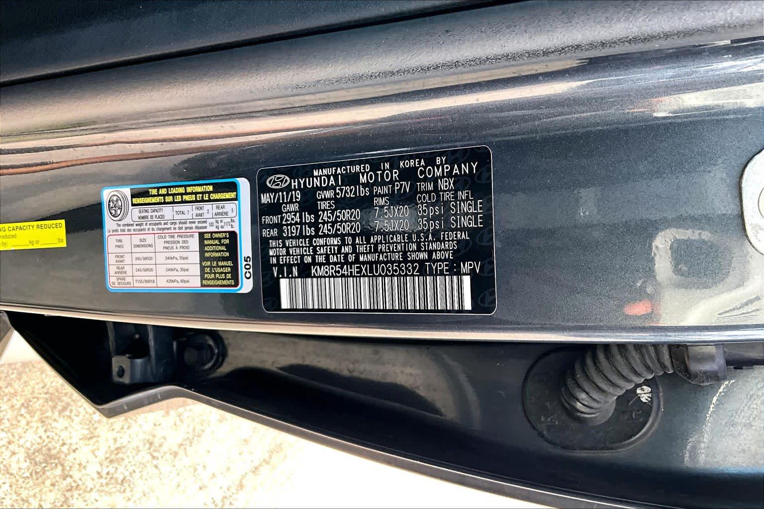 2020 Hyundai Palisade Limited Steel Graphite at HGreg Houston