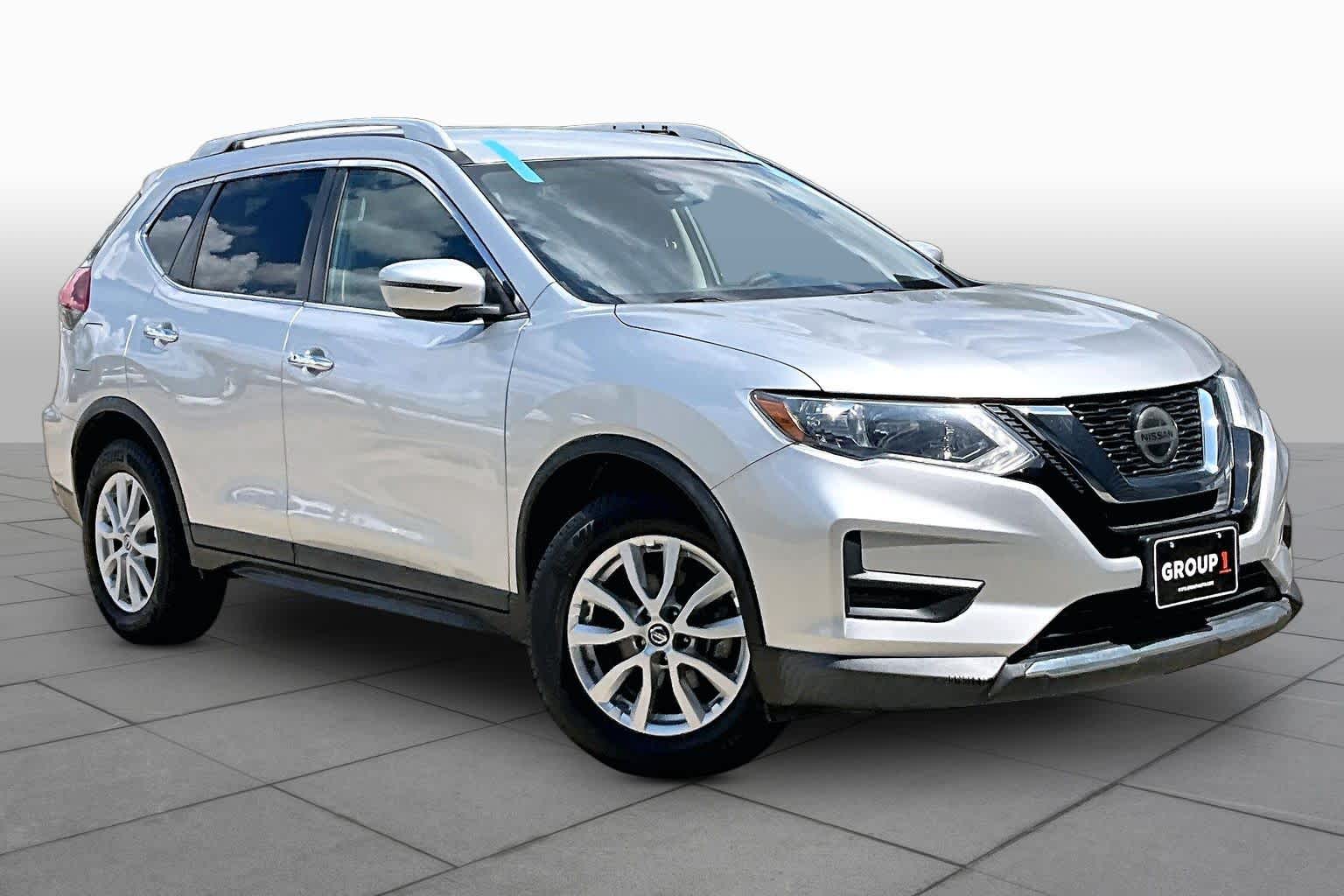 2019 Nissan Rogue SV Brilliant Silver Metallic at AutoNation Chrysler Jeep Dodge Ram Spring