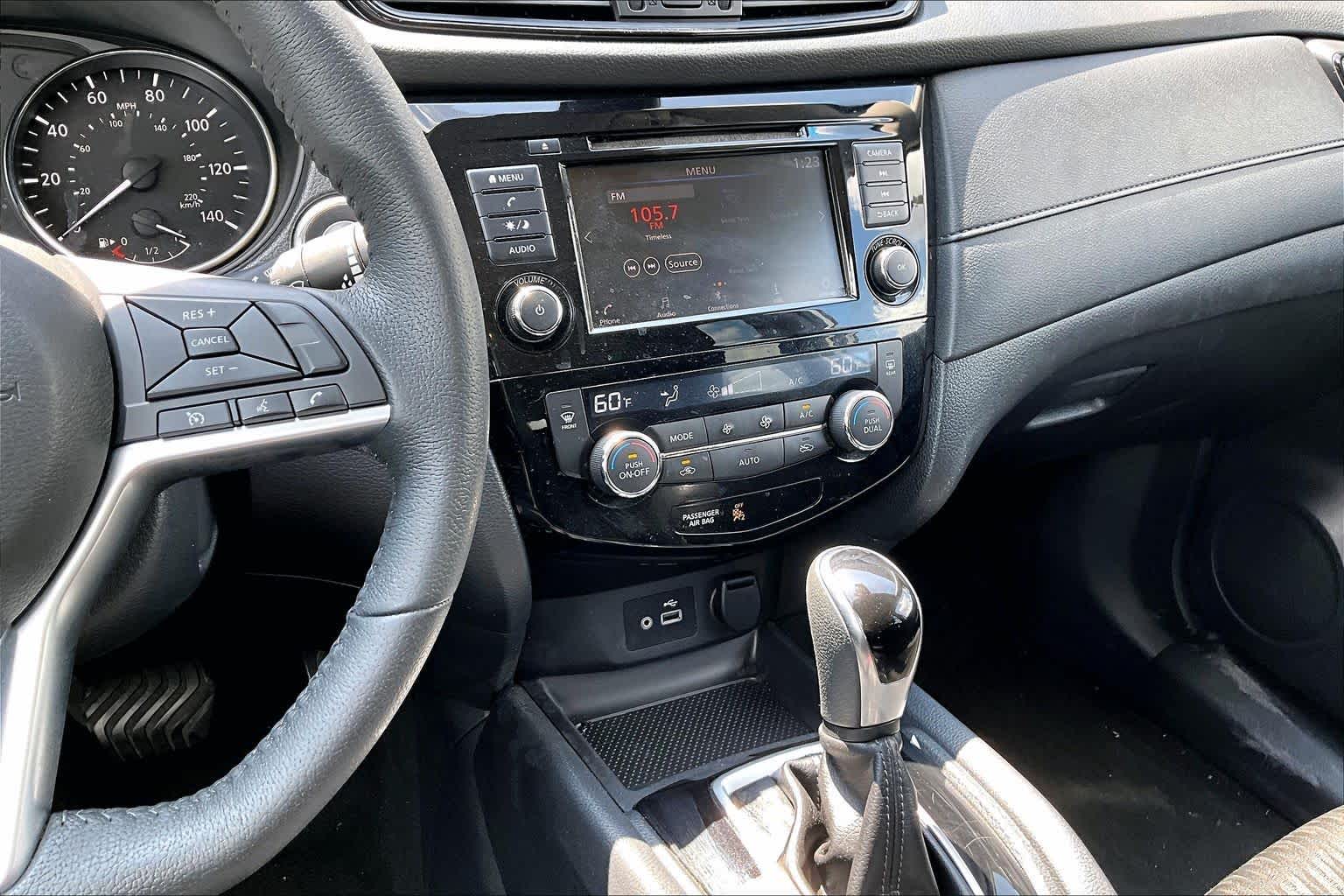 2019 Nissan Rogue SV Brilliant Silver Metallic at AutoNation Chrysler Jeep Dodge Ram Spring
