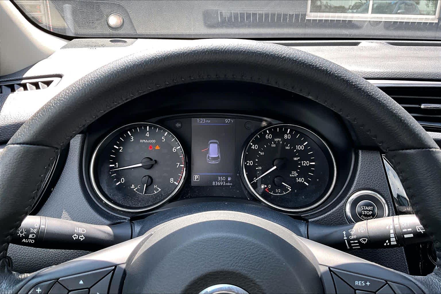 2019 Nissan Rogue SV Brilliant Silver Metallic at AutoNation Chrysler Jeep Dodge Ram Spring