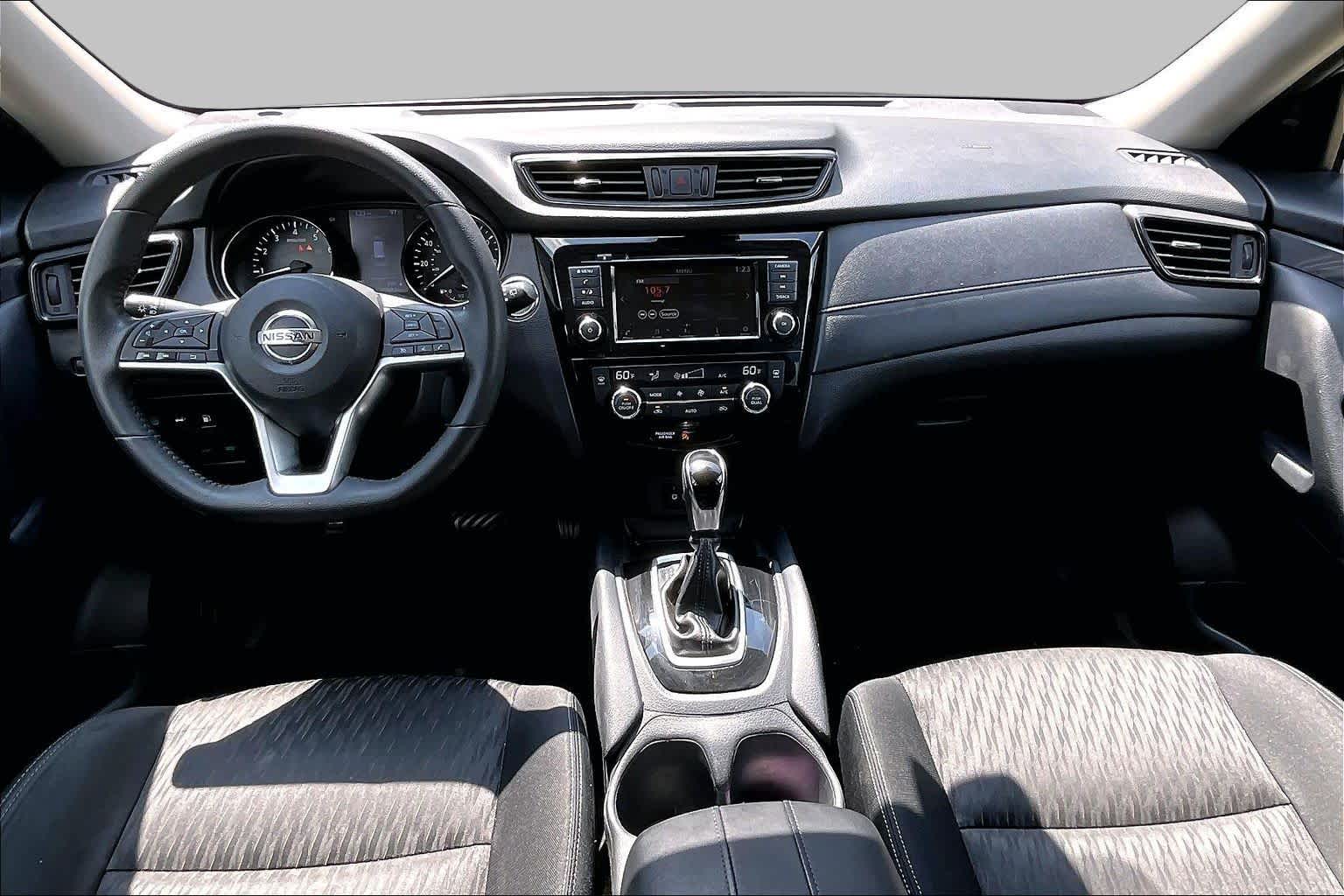 2019 Nissan Rogue SV Brilliant Silver Metallic at AutoNation Chrysler Jeep Dodge Ram Spring