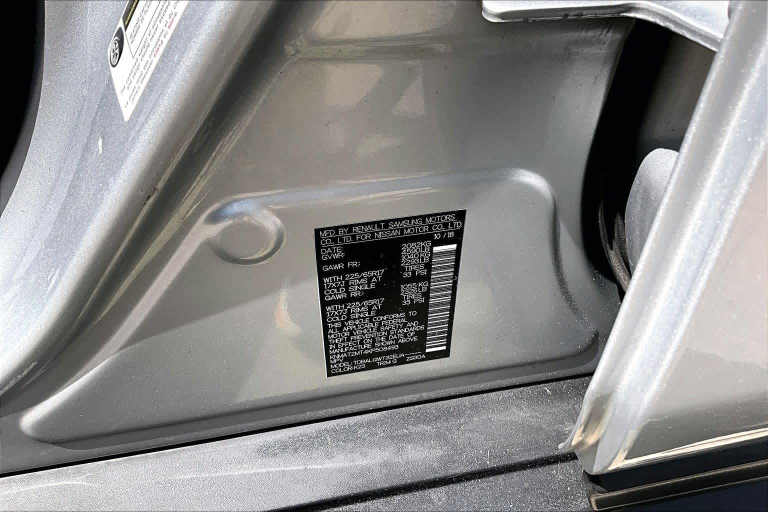 2019 Nissan Rogue SV Brilliant Silver Metallic at AutoNation Chrysler Jeep Dodge Ram Spring