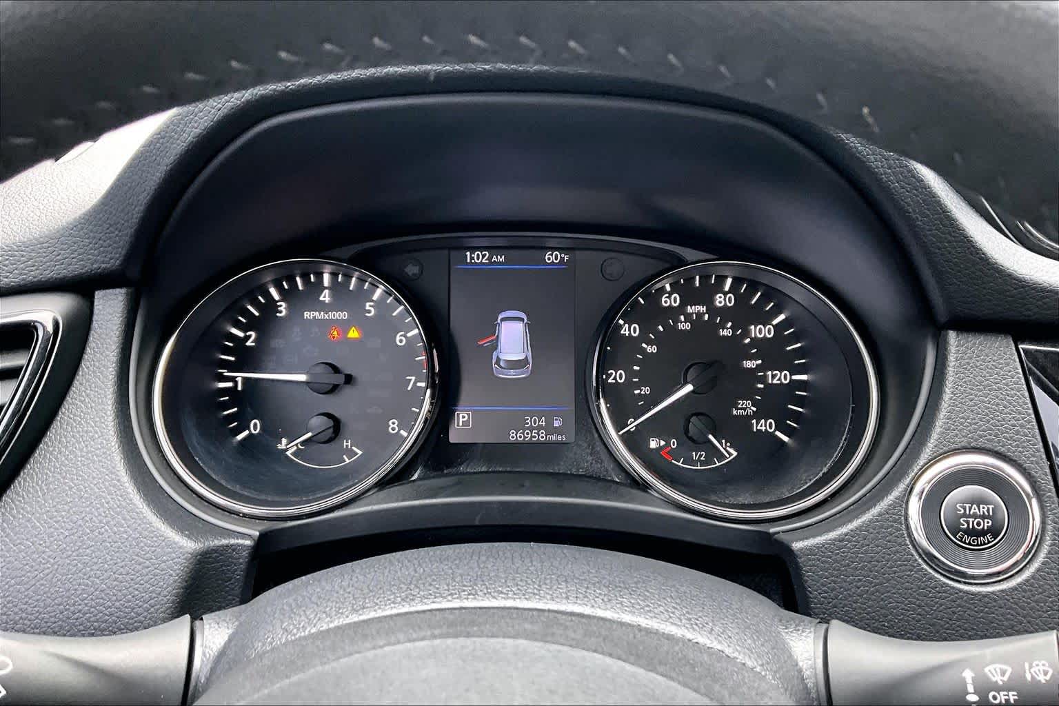 2020 Nissan Rogue SV Glacier White at Sterling McCall Nissan