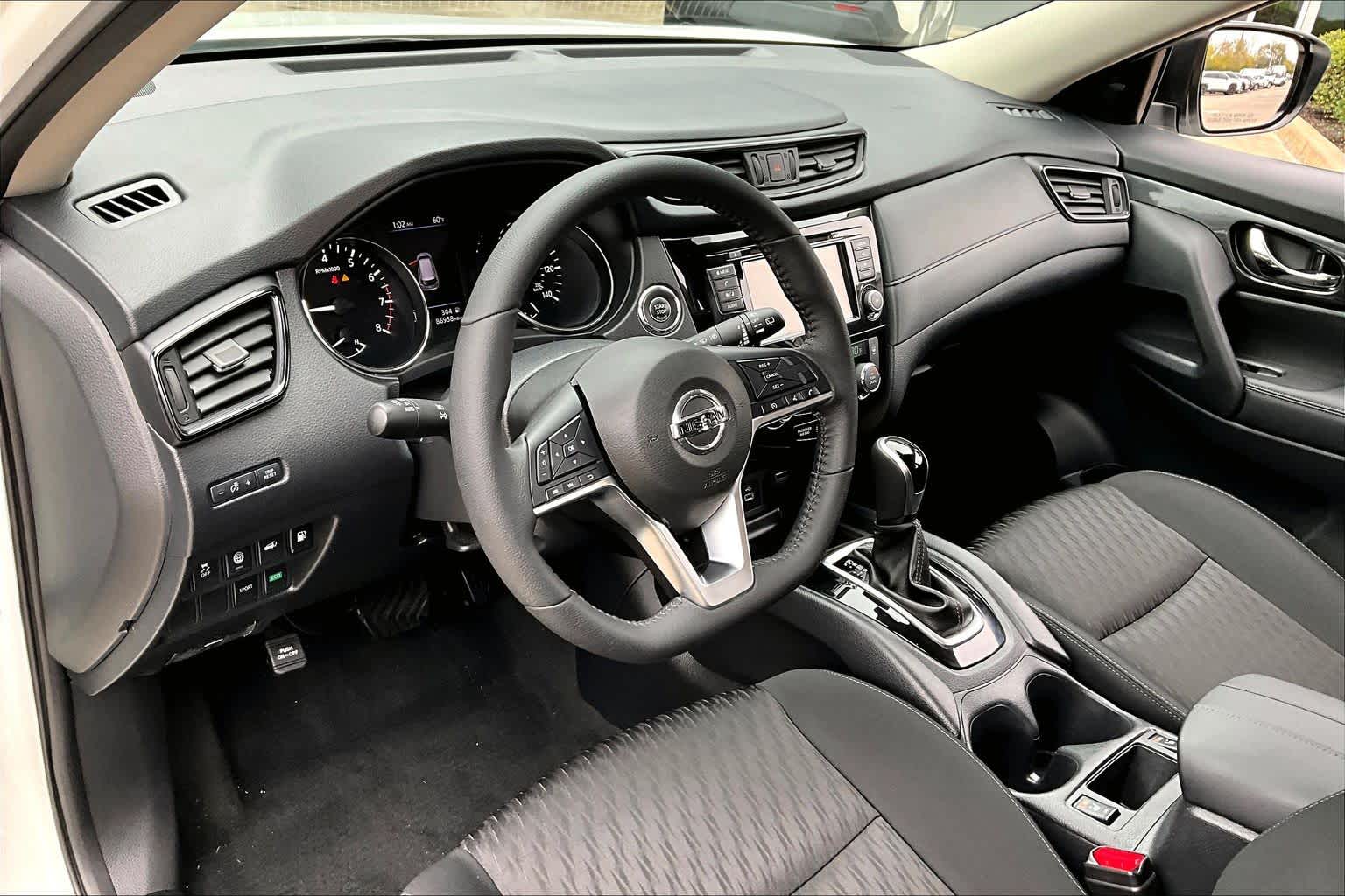 2020 Nissan Rogue SV Glacier White at Sterling McCall Nissan