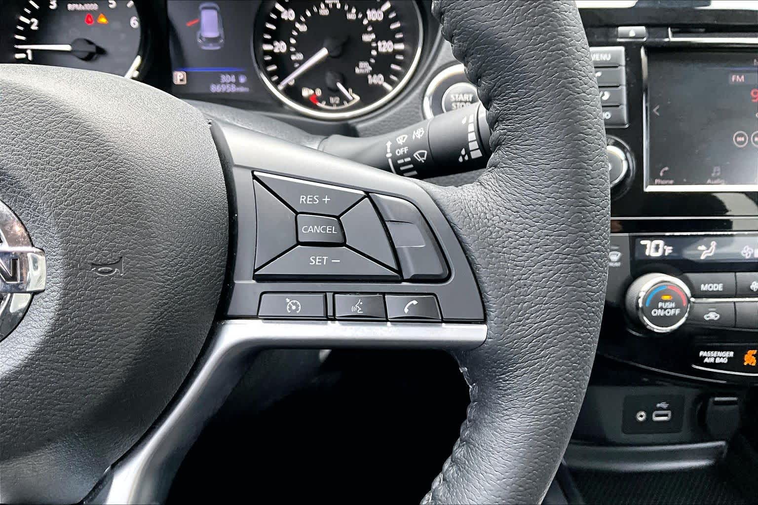 2020 Nissan Rogue SV Glacier White at Sterling McCall Nissan