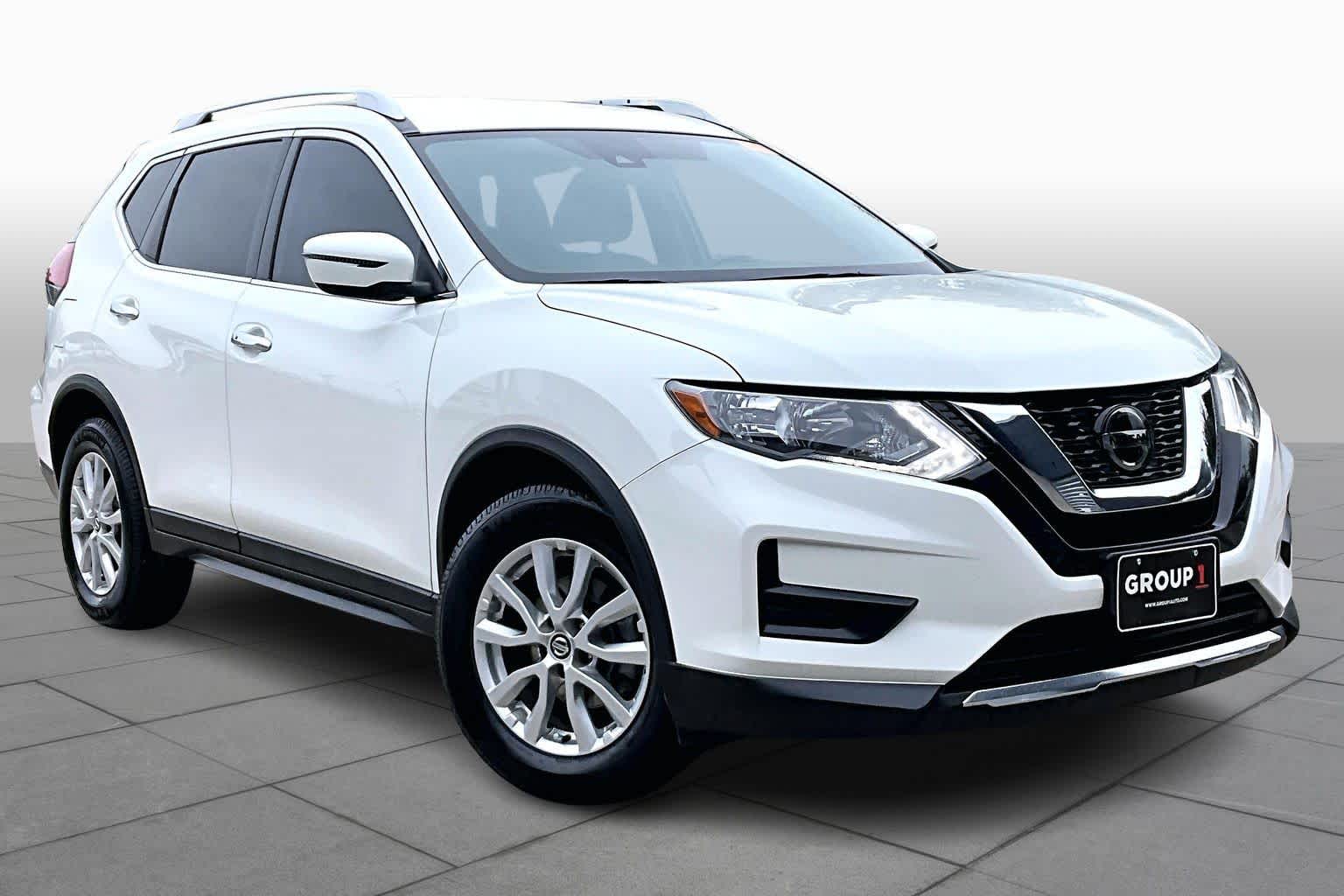 2020 Nissan Rogue SV Glacier White at Sterling McCall Nissan