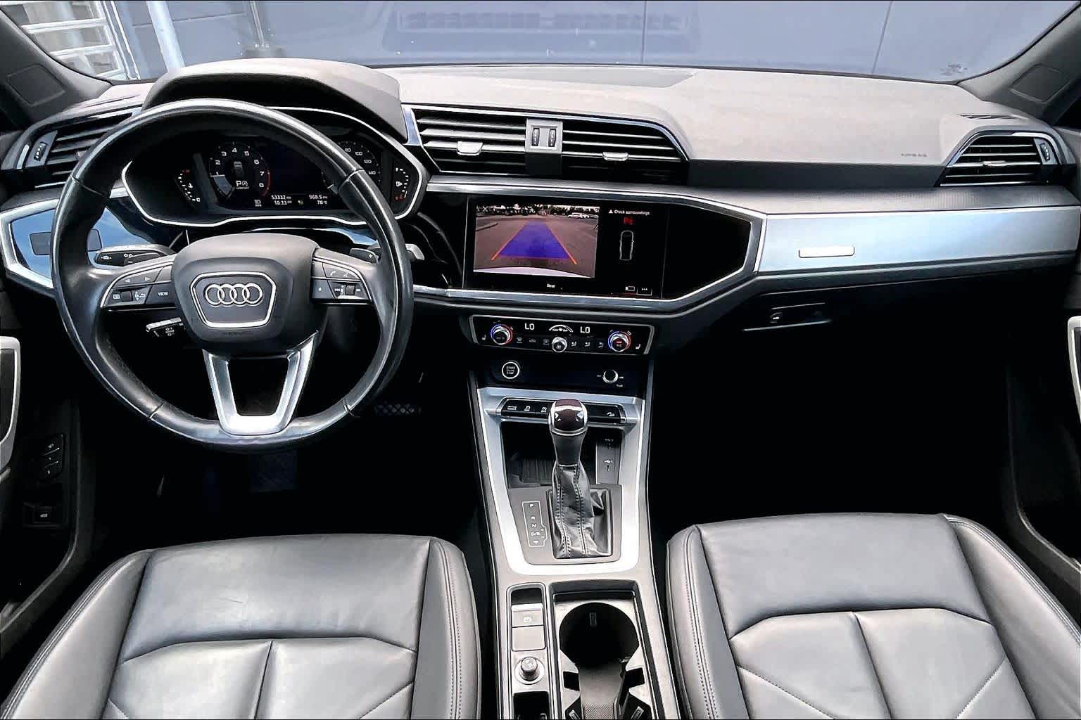 2024 Audi Q3 S line Premium Glacier White Metallic at AutoNation USA Houston