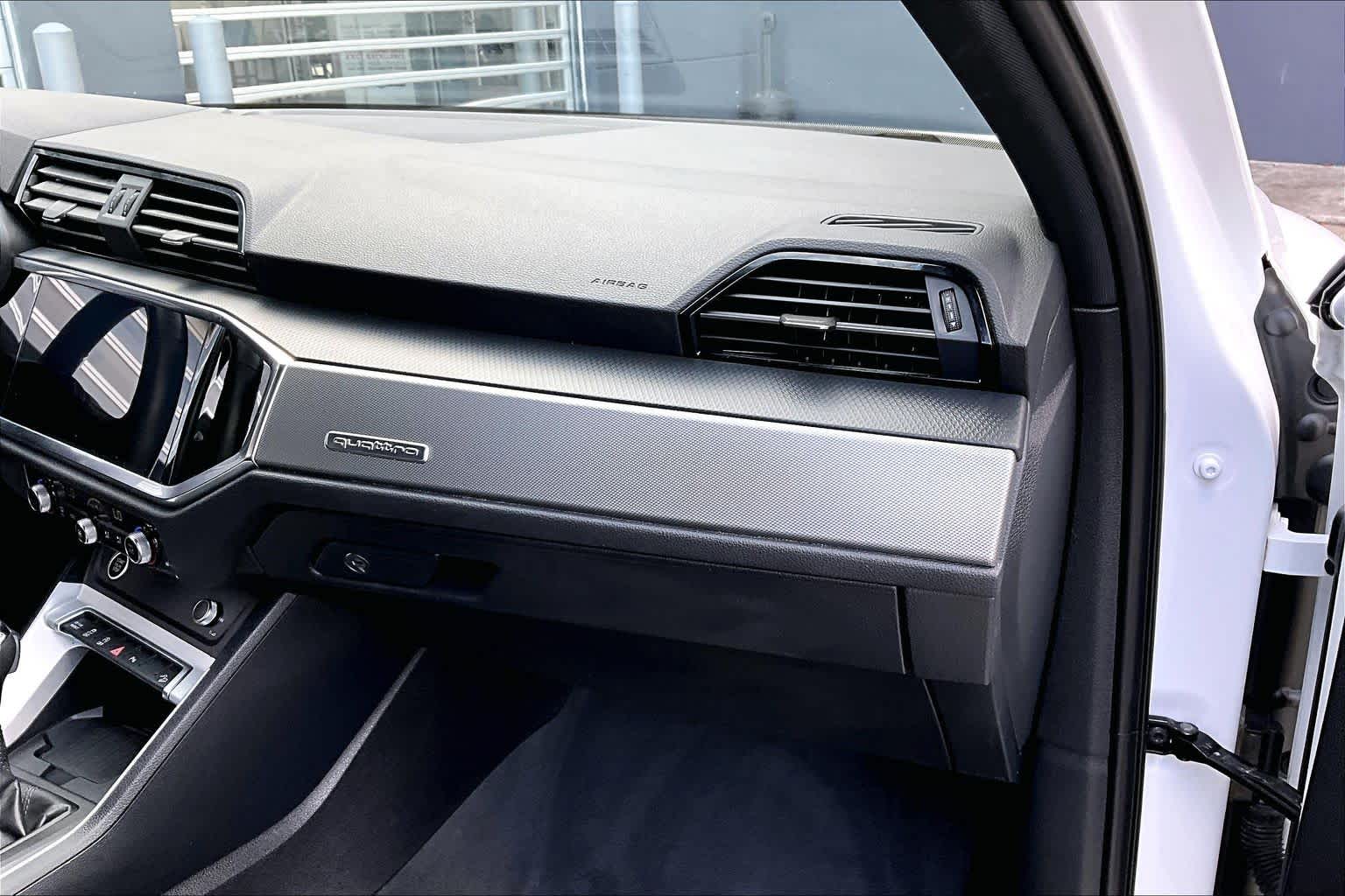 2024 Audi Q3 S line Premium Glacier White Metallic at AutoNation USA Houston