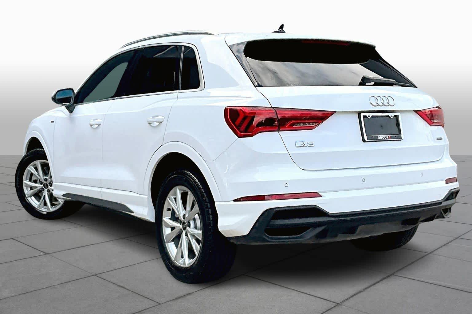 2024 Audi Q3 S line Premium Glacier White Metallic at AutoNation USA Houston