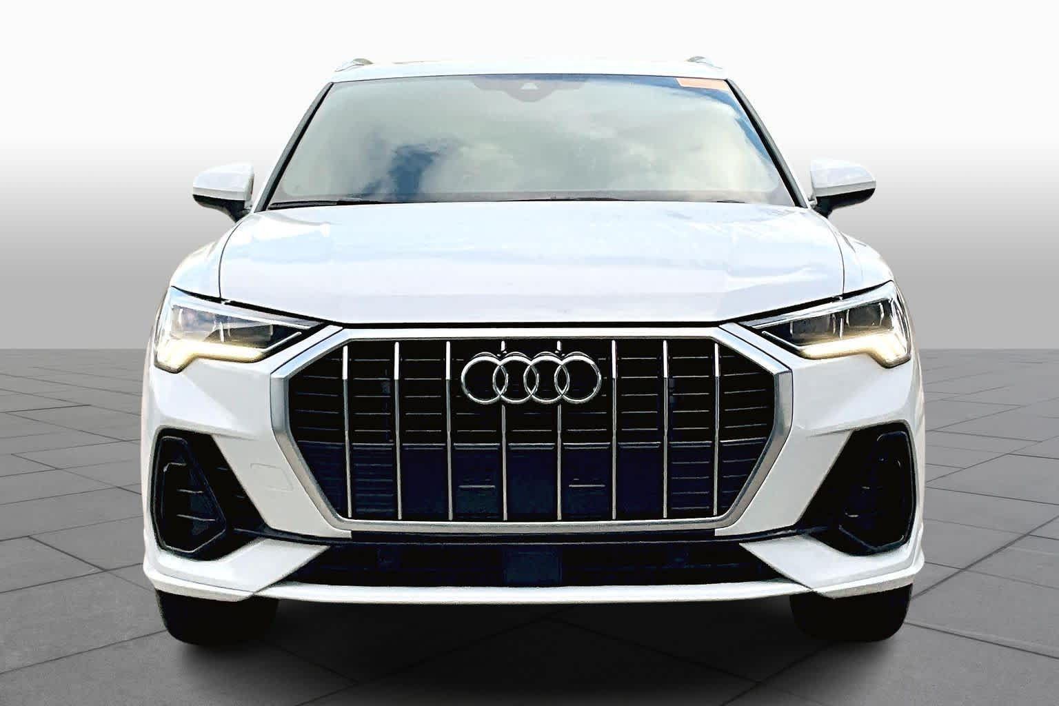 2024 Audi Q3 S line Premium Glacier White Metallic at AutoNation USA Houston