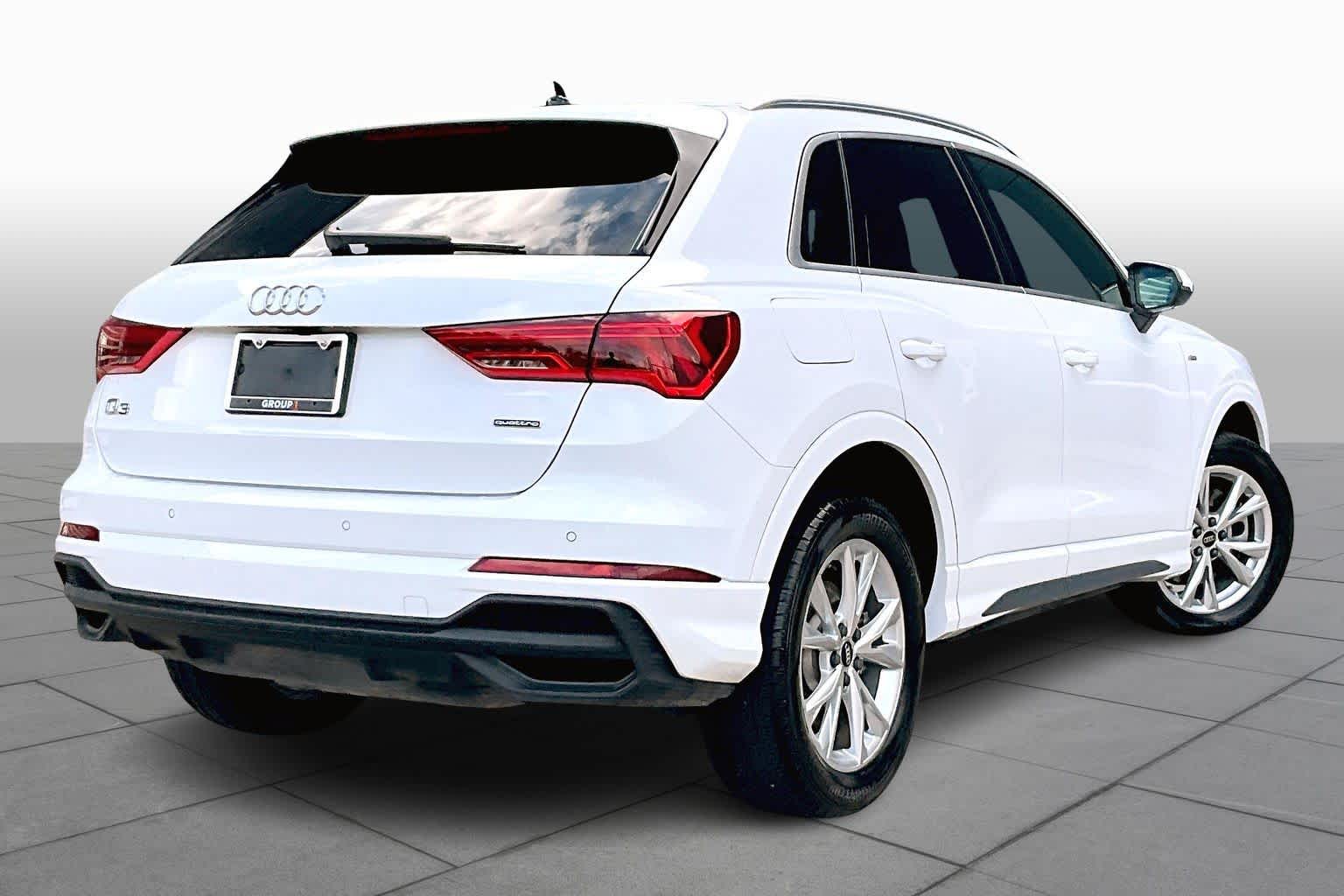 2024 Audi Q3 S line Premium Glacier White Metallic at AutoNation USA Houston