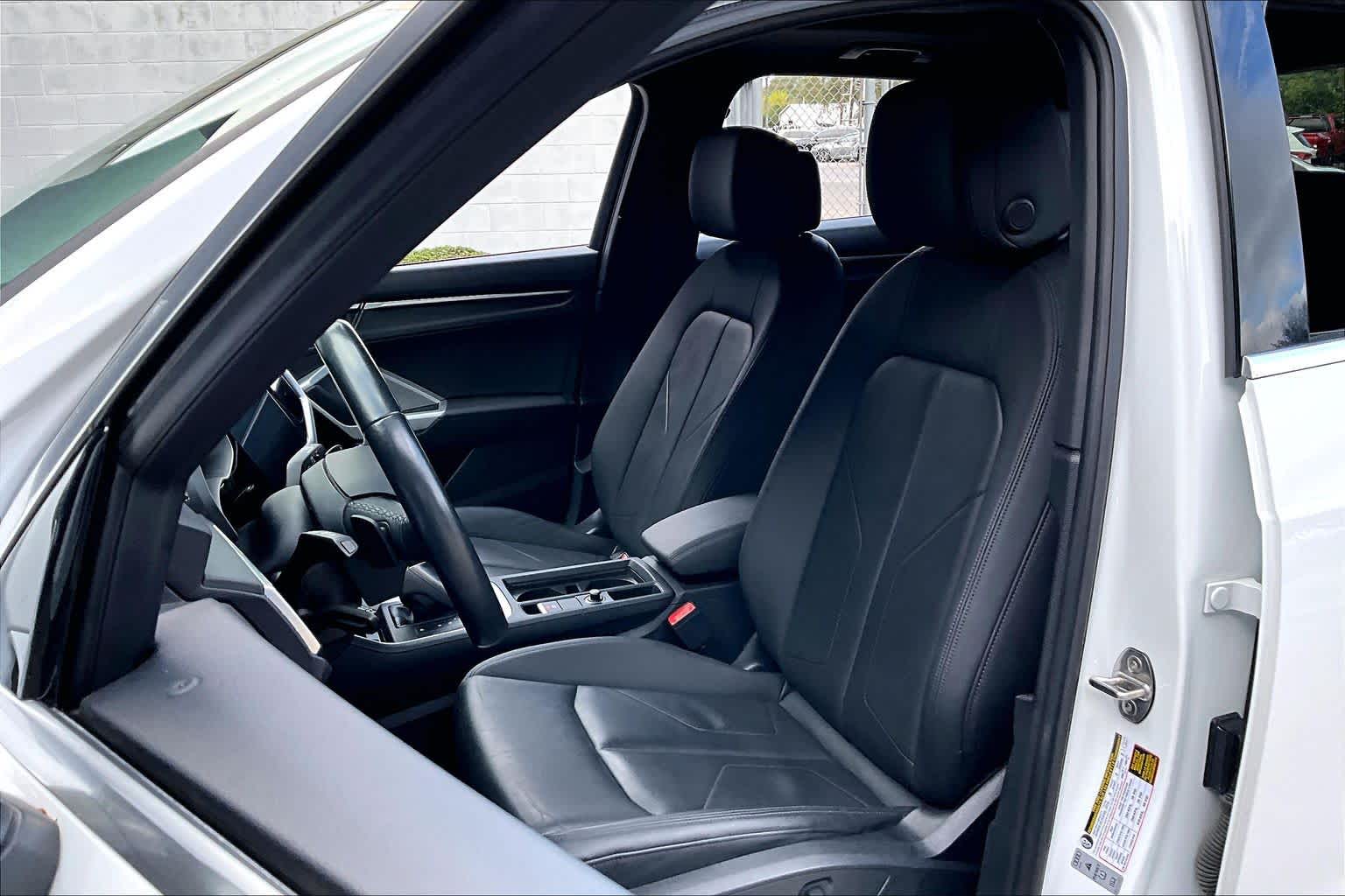 2024 Audi Q3 S line Premium Glacier White Metallic at AutoNation USA Houston