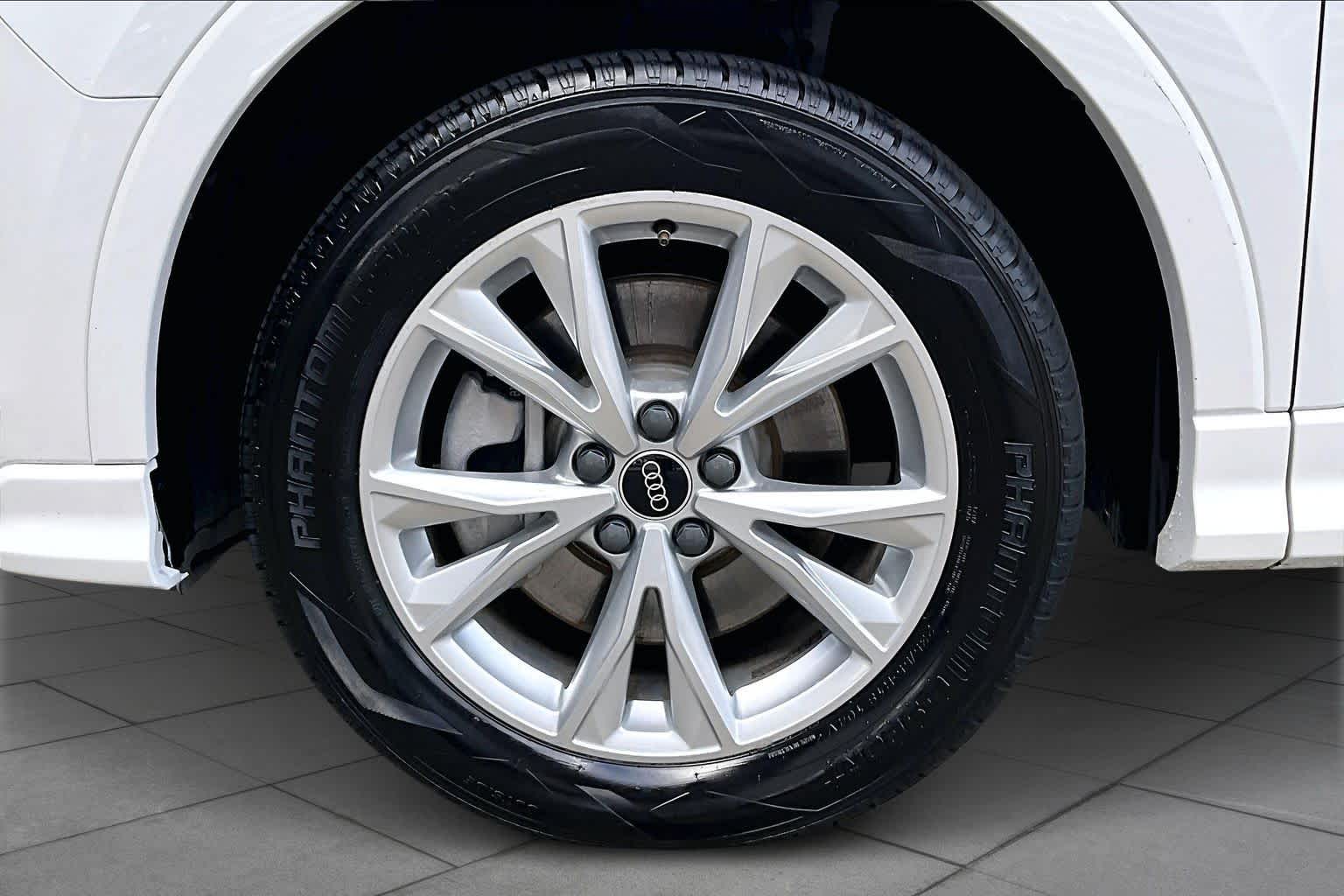 2024 Audi Q3 S line Premium Glacier White Metallic at AutoNation USA Houston