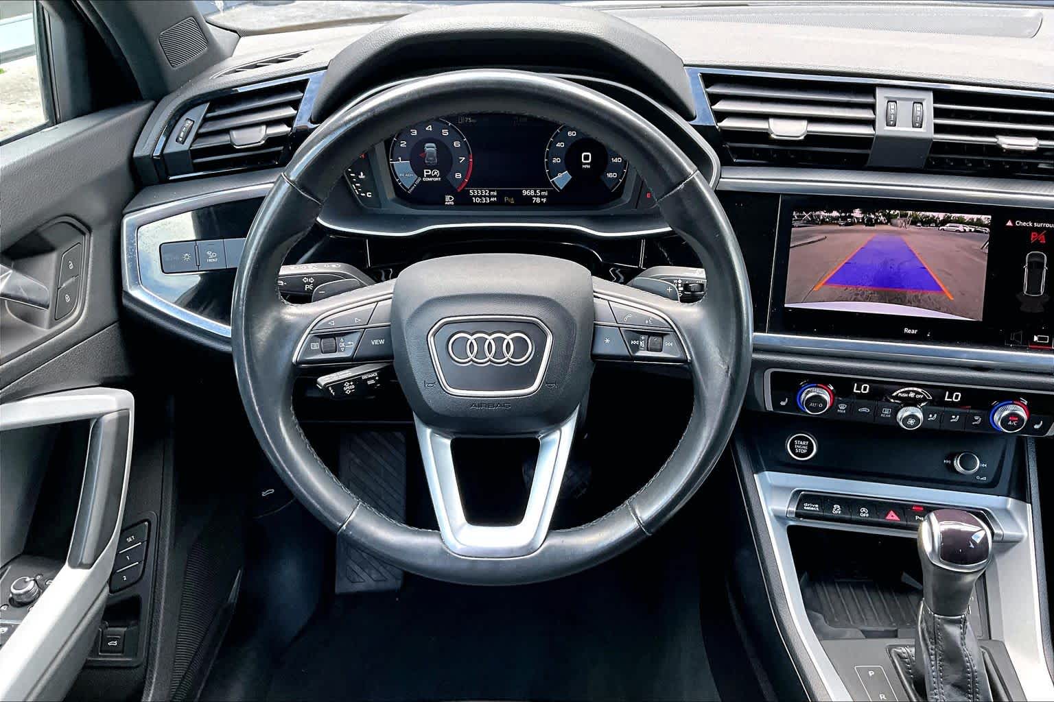 2024 Audi Q3 S line Premium Glacier White Metallic at AutoNation USA Houston