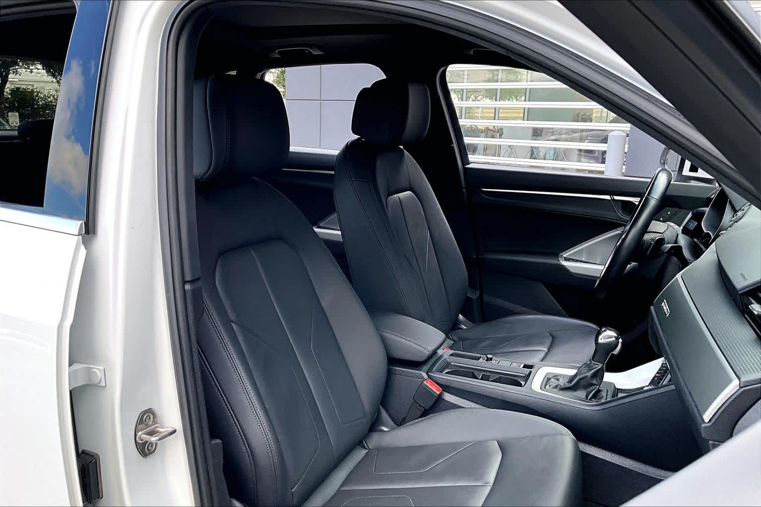 2024 Audi Q3 S line Premium Glacier White Metallic at AutoNation USA Houston