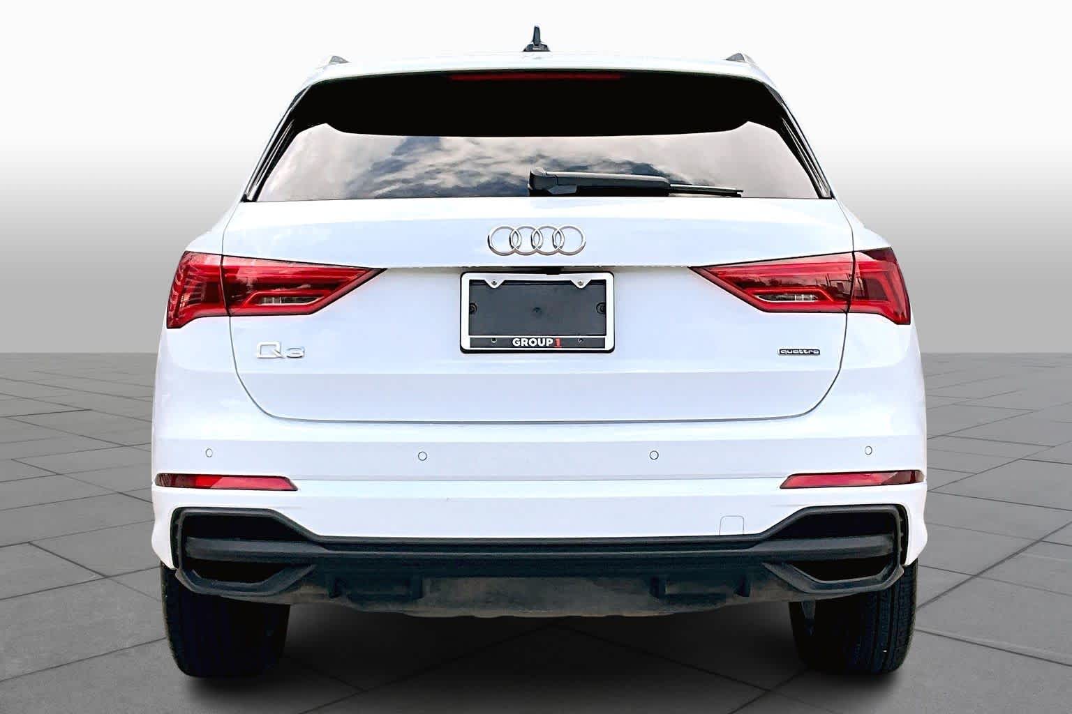 2024 Audi Q3 S line Premium Glacier White Metallic at AutoNation USA Houston