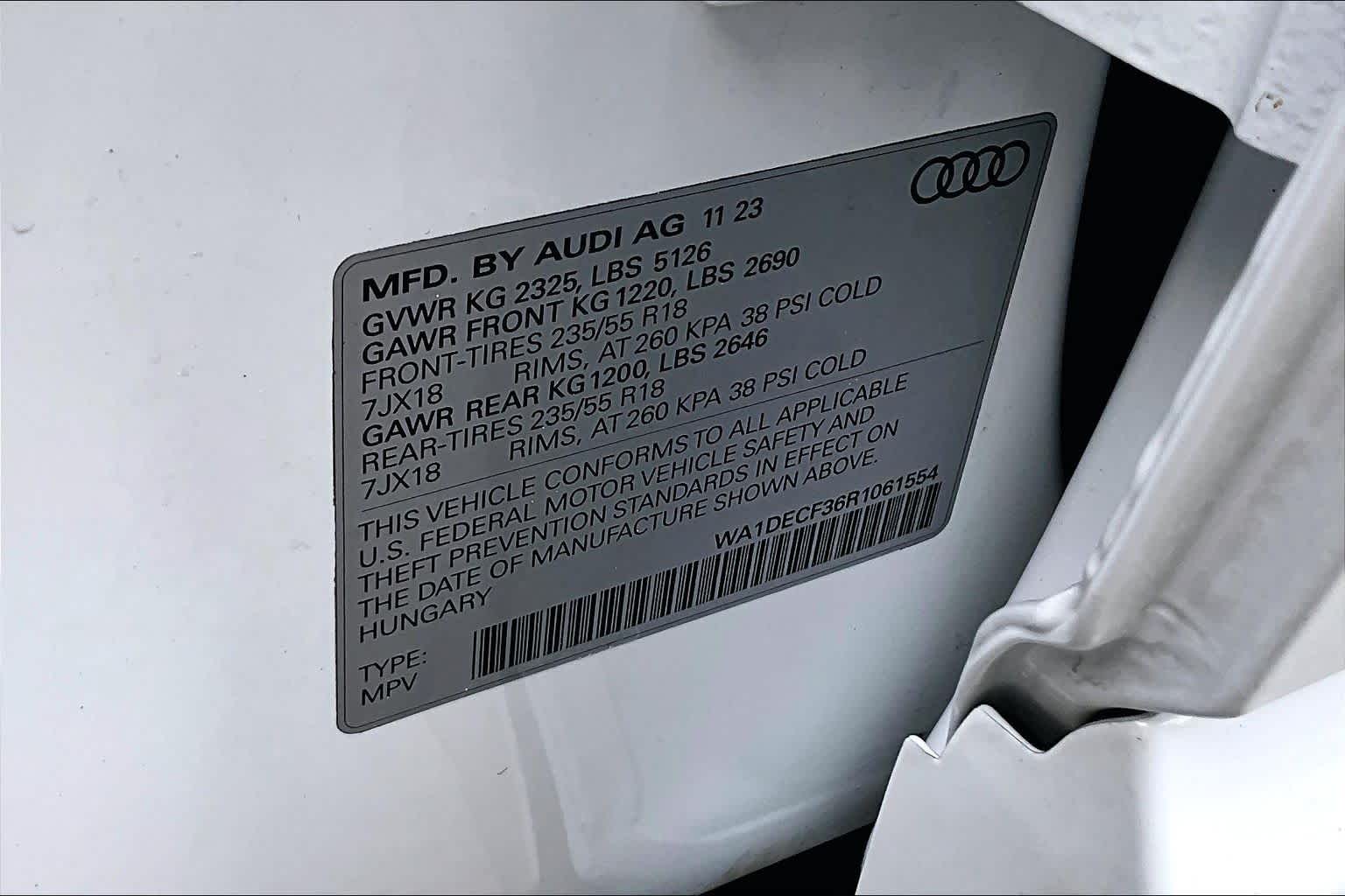 2024 Audi Q3 S line Premium Glacier White Metallic at AutoNation USA Houston