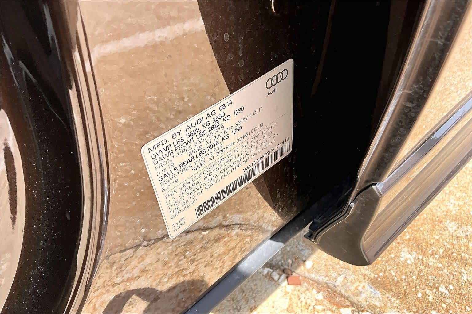 2014 Audi Q5 Premium Plus Maya Brown Metalilc at Beck & Masten Kia