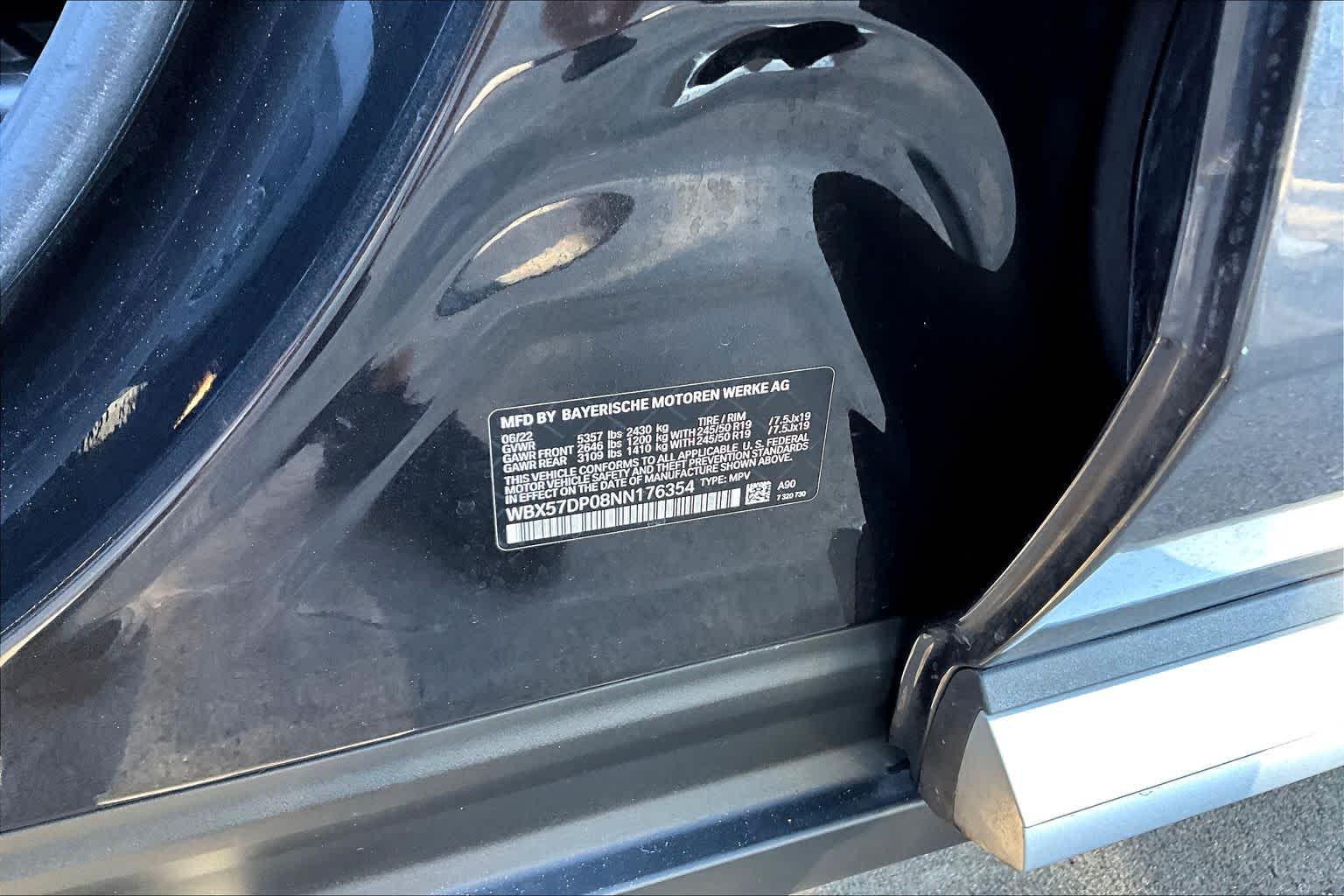 2022 BMW X3 xDrive30i Dark Graphite Metallic at Sterling McCall Nissan