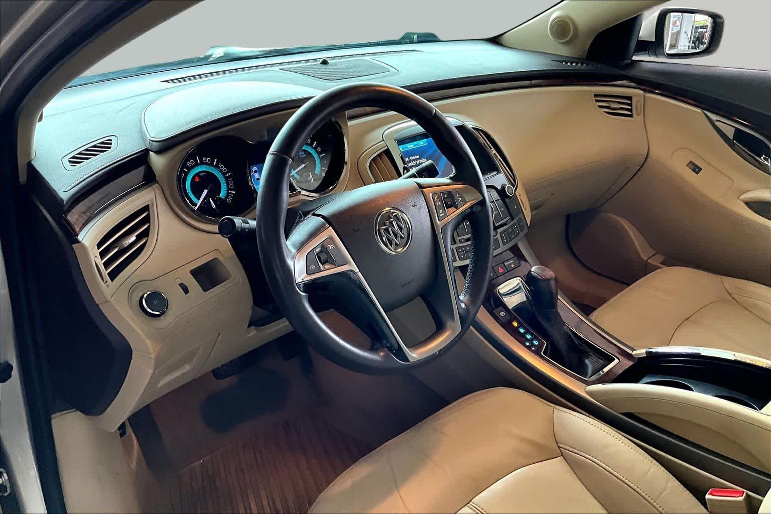 Used 2013 CHAMPAGNE SILVER METALLIC Buick Leather image 17