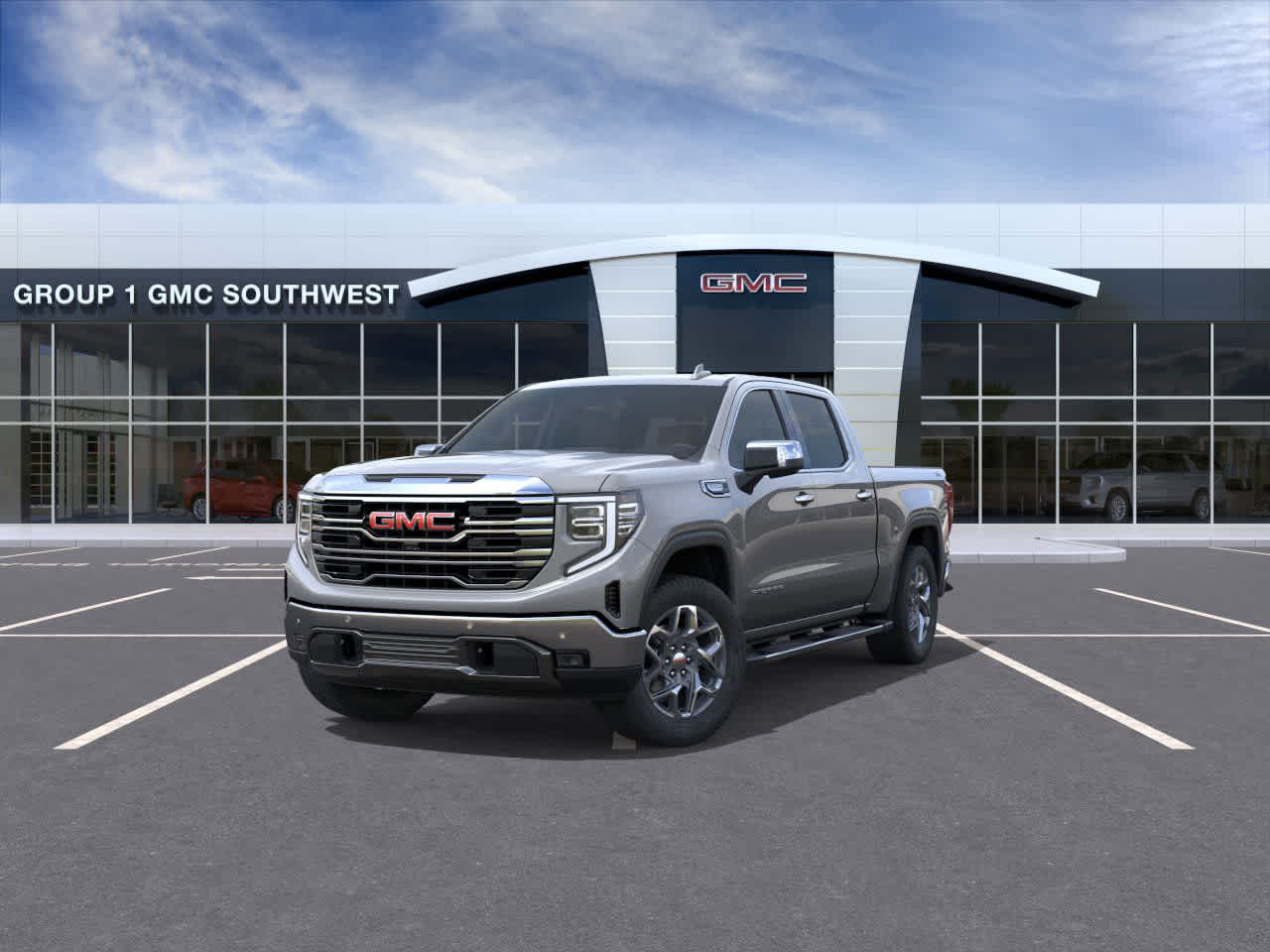 New 2026 Sterling Metallic GMC SLT image 8