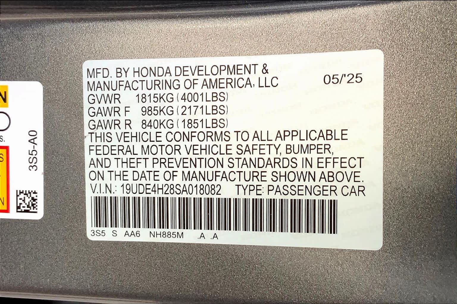 2025 Acura Integra  Liquid Carbon Metallic at Sterling McCall Acura