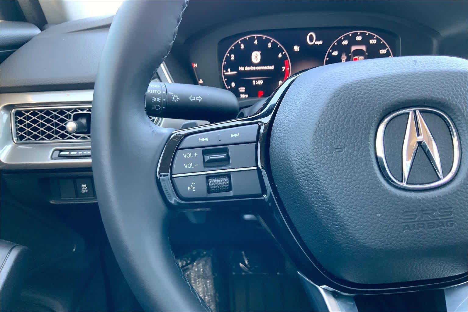 2025 Acura Integra  Liquid Carbon Metallic at Sterling McCall Acura