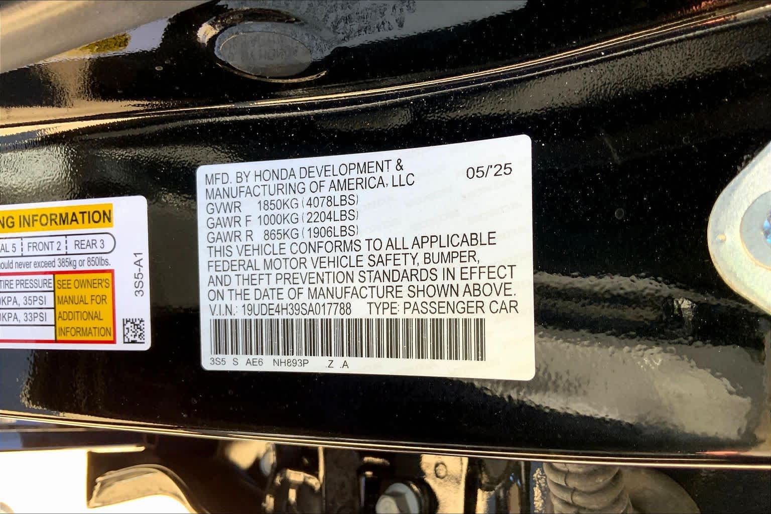 2025 Acura Integra w/A-Spec Package Majestic Black Pearl at Sterling McCall Acura