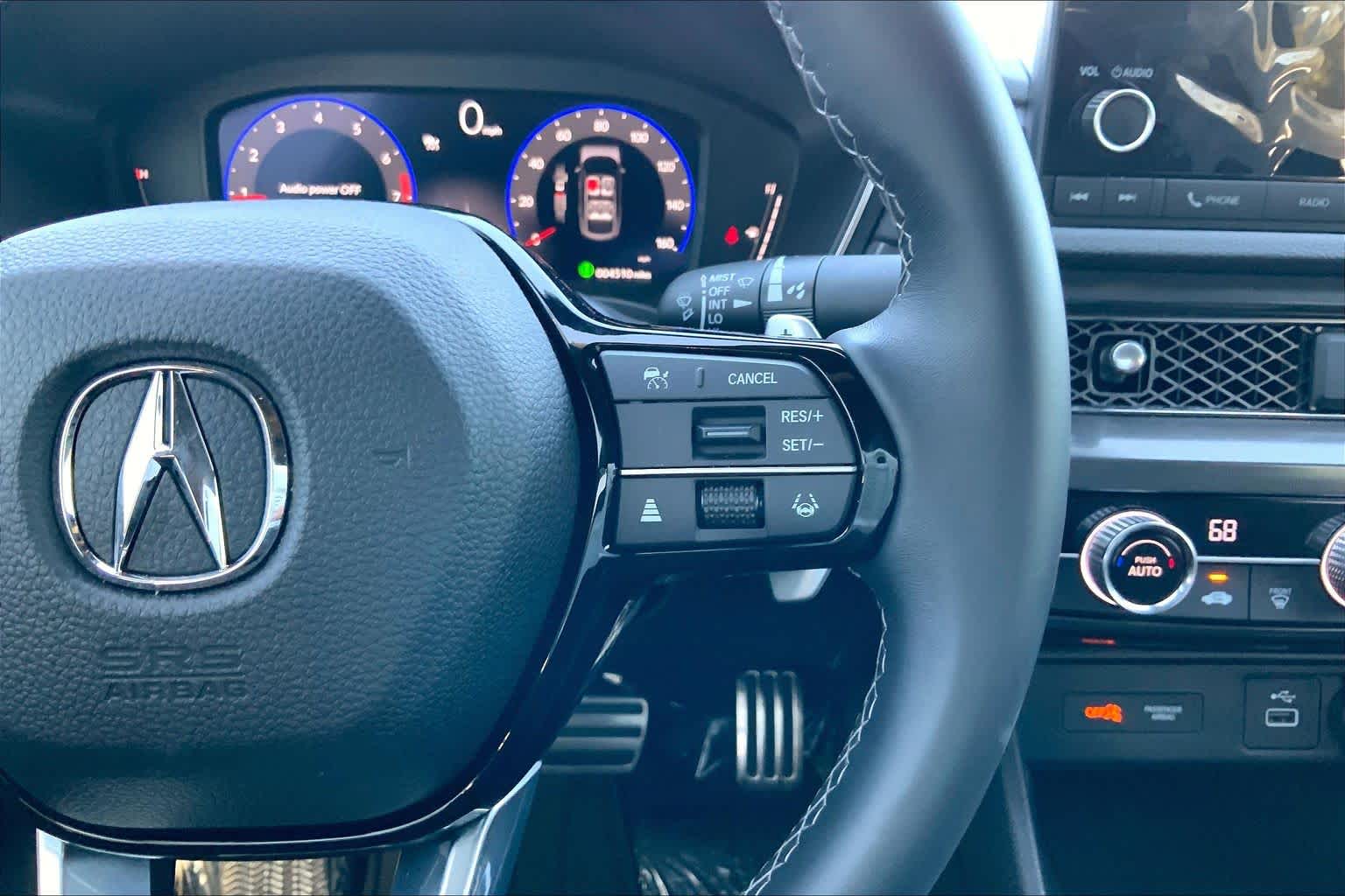 2025 Acura Integra w/A-Spec Package Majestic Black Pearl at Sterling McCall Acura