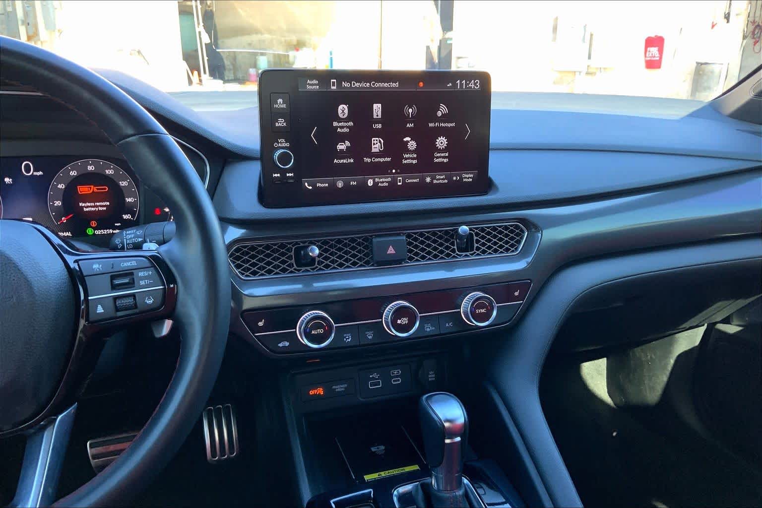 2024 Acura Integra w/A-Spec Technology Package Majestic Black Pearl at Sterling McCall Acura