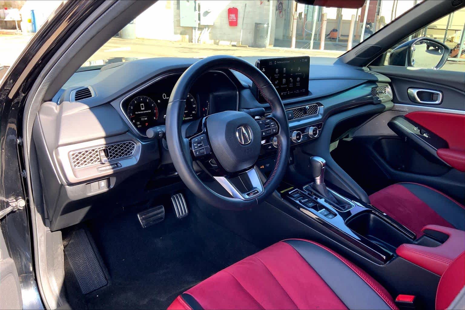 2024 Acura Integra w/A-Spec Technology Package Majestic Black Pearl at Sterling McCall Acura