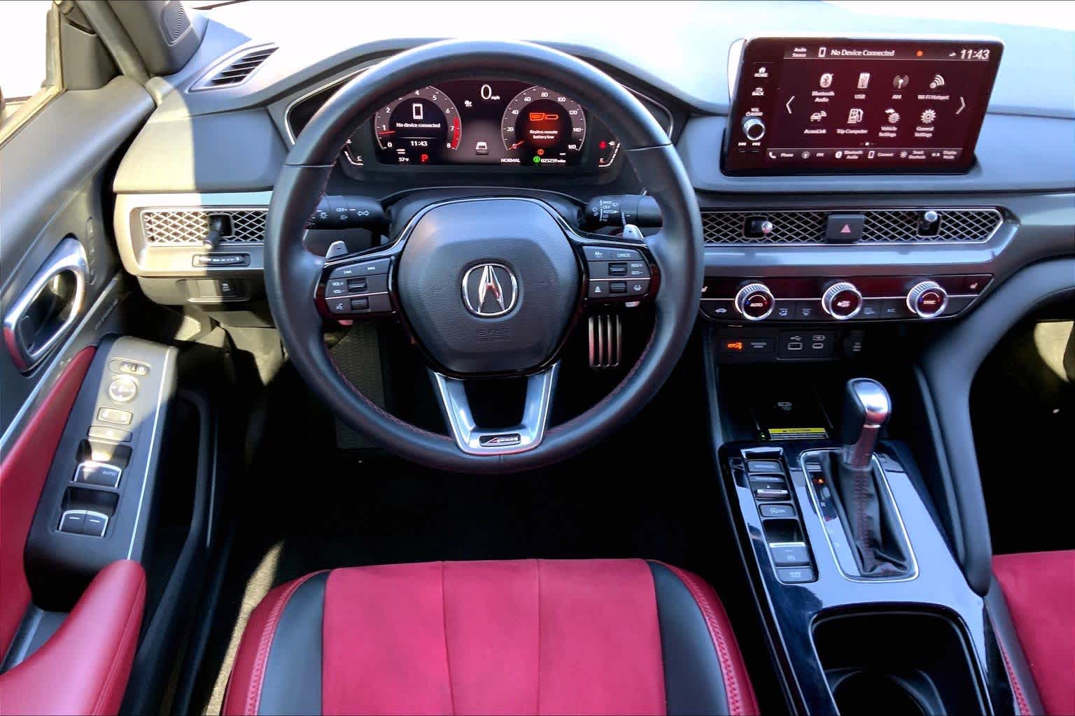 2024 Acura Integra w/A-Spec Technology Package Majestic Black Pearl at Sterling McCall Acura