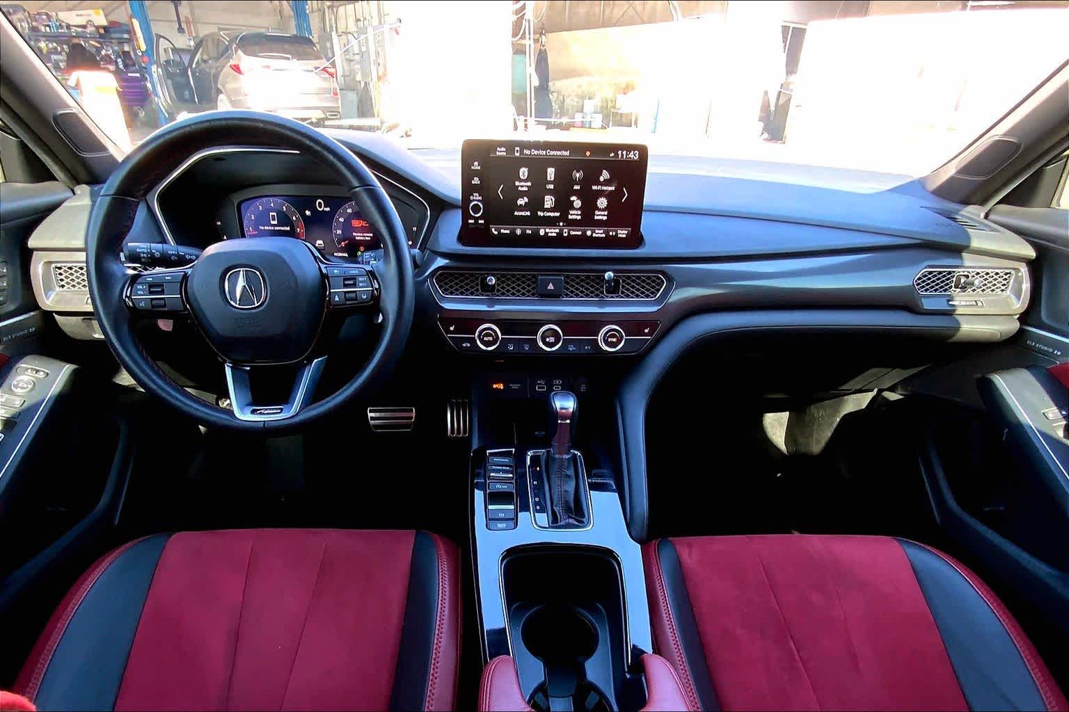 2024 Acura Integra w/A-Spec Technology Package Majestic Black Pearl at Sterling McCall Acura