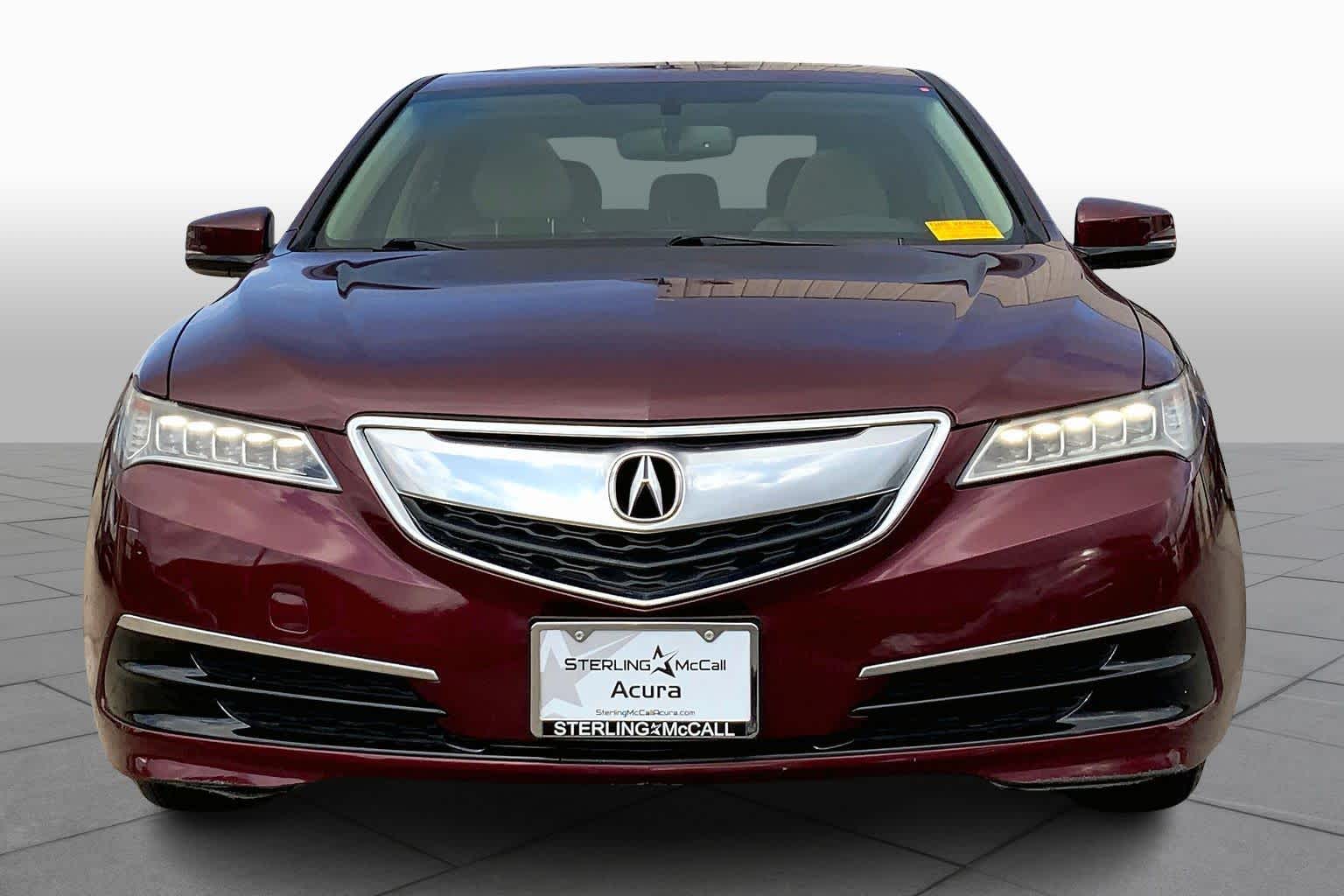 2016 Acura TLX  Basque Red Pearl II at AutoNation Ford Gulf Fwy
