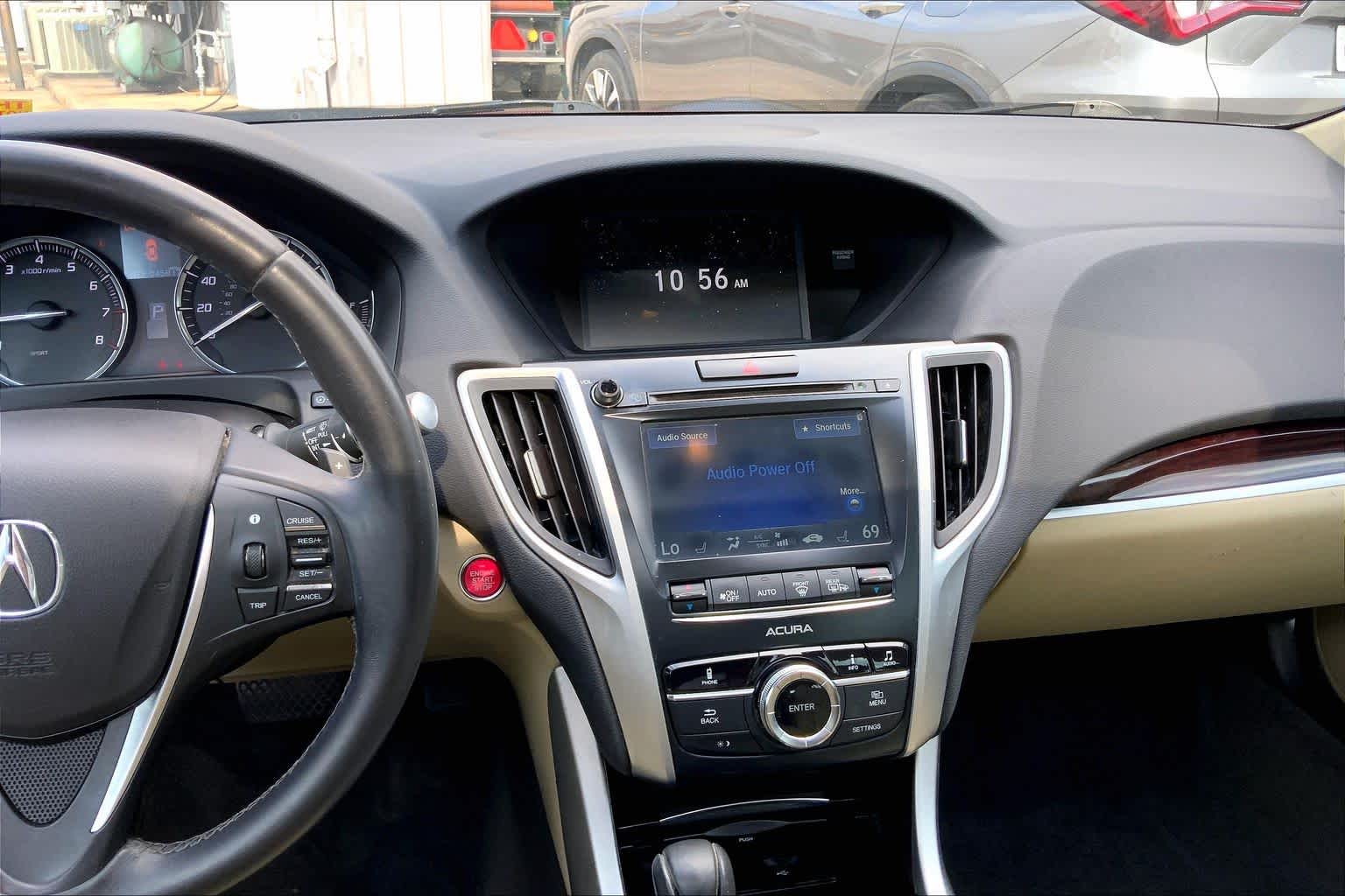 2016 Acura TLX  Basque Red Pearl II at AutoNation Ford Gulf Fwy