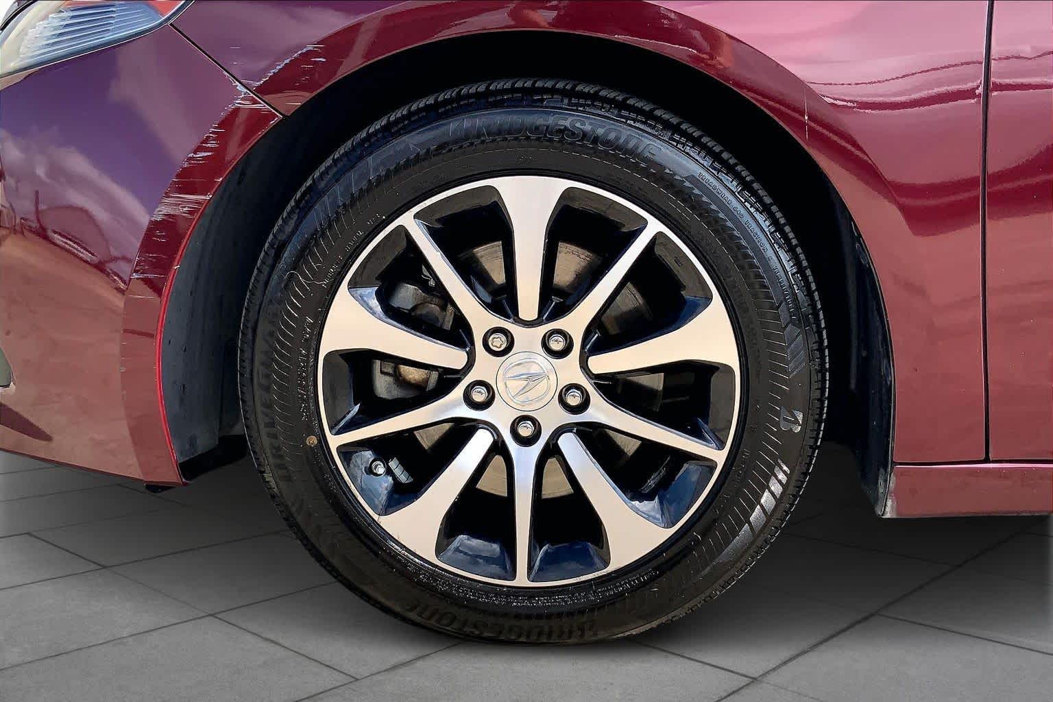 2016 Acura TLX  Basque Red Pearl II at AutoNation Ford Gulf Fwy