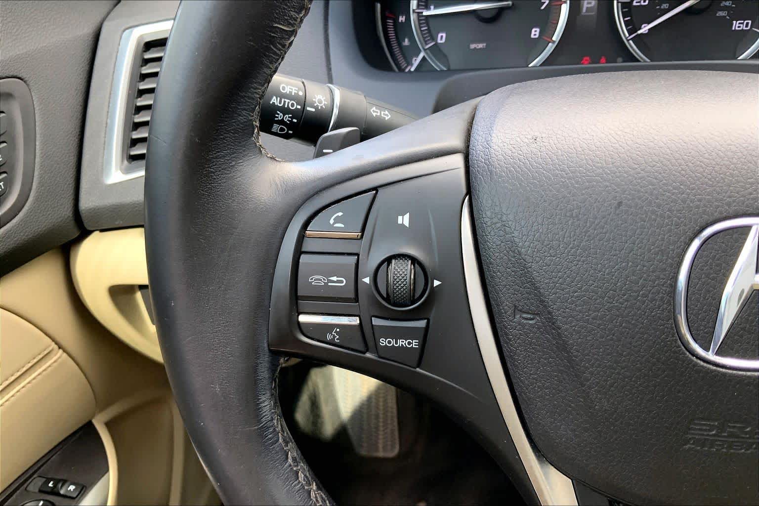 2016 Acura TLX  Basque Red Pearl II at AutoNation Ford Gulf Fwy