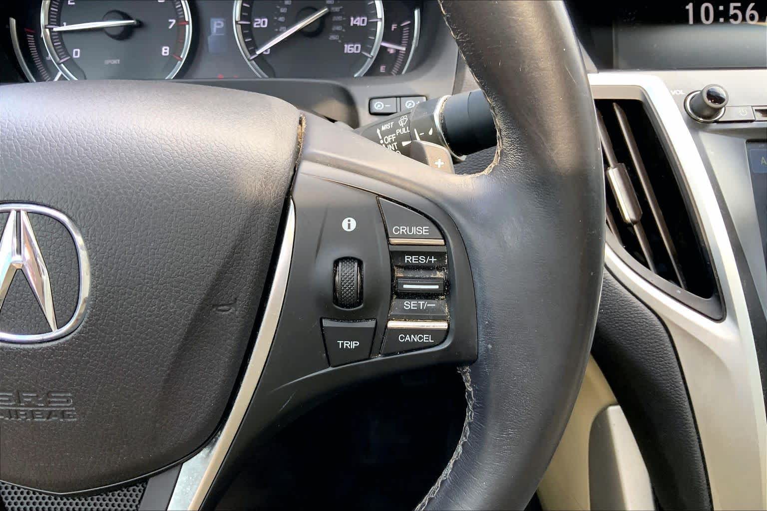 2016 Acura TLX  Basque Red Pearl II at AutoNation Ford Gulf Fwy