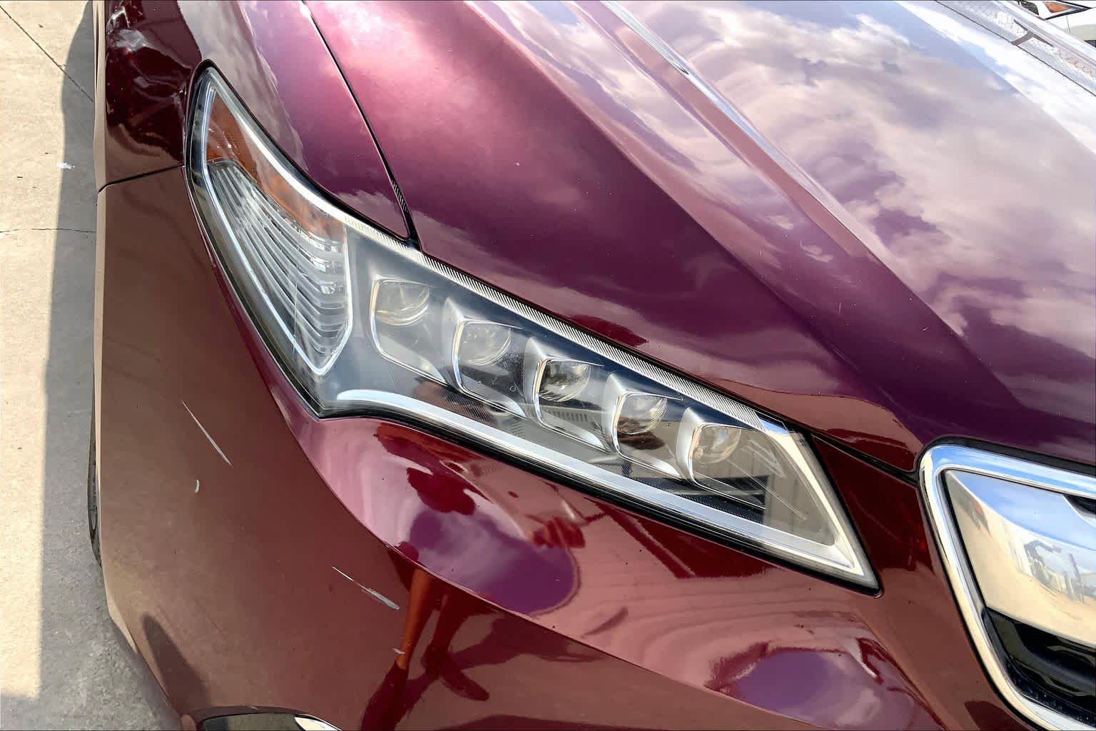 2016 Acura TLX  Basque Red Pearl II at AutoNation Ford Gulf Fwy