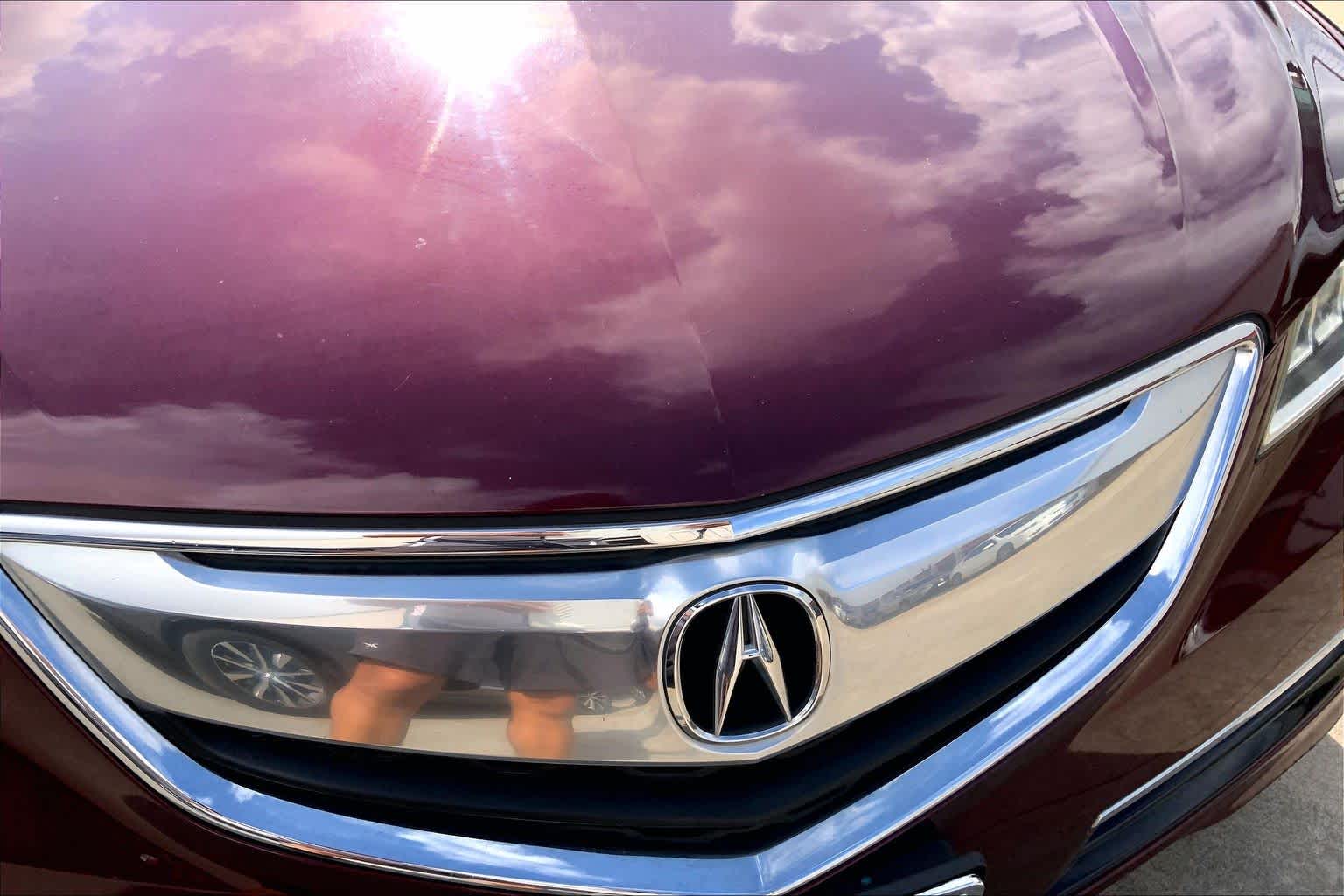 2016 Acura TLX  Basque Red Pearl II at AutoNation Ford Gulf Fwy