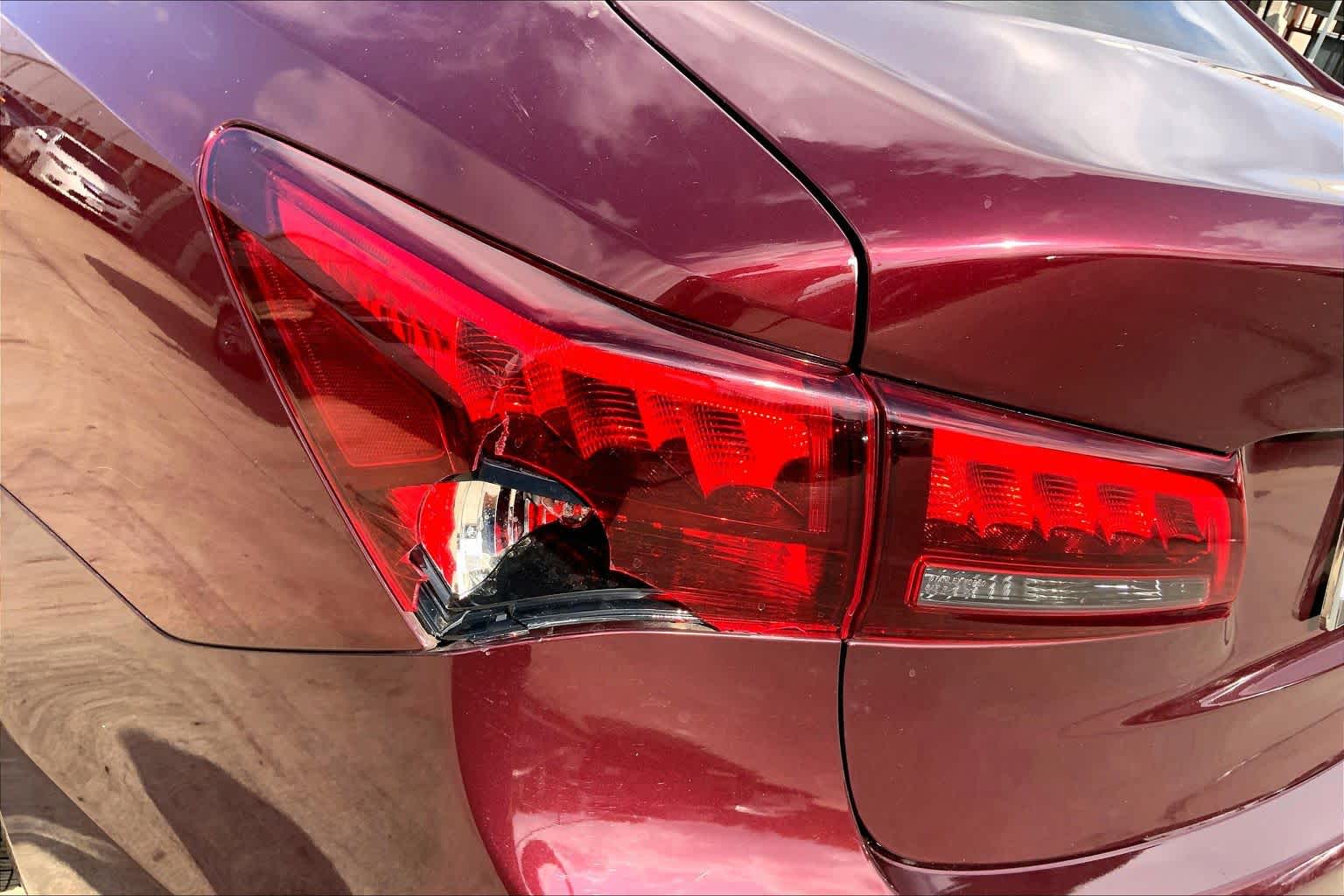 2016 Acura TLX  Basque Red Pearl II at AutoNation Ford Gulf Fwy